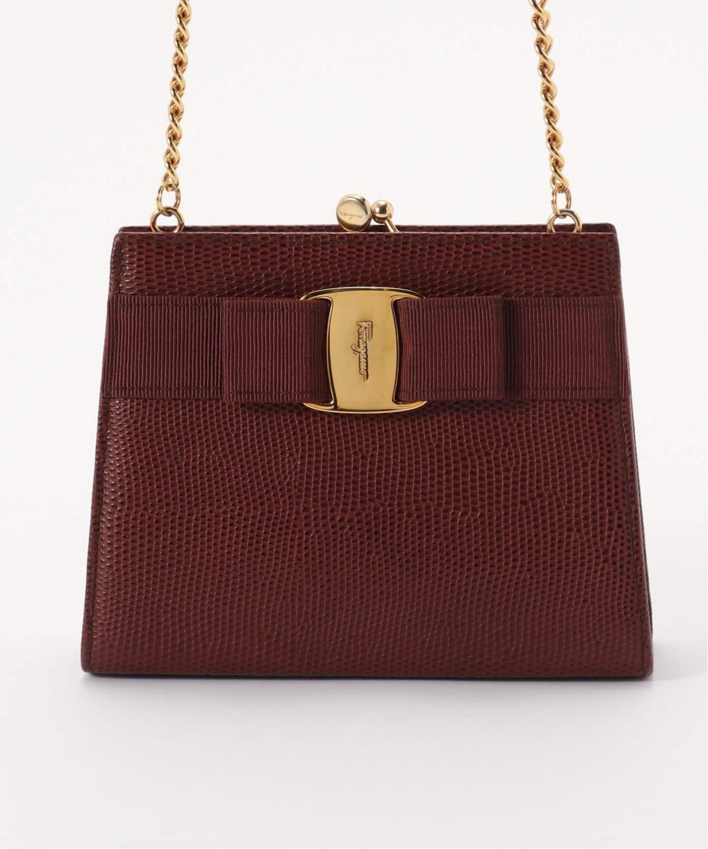 VINTAGE FERRAGAMO/フェラガモ】 Vara ミニショルダーバッグ