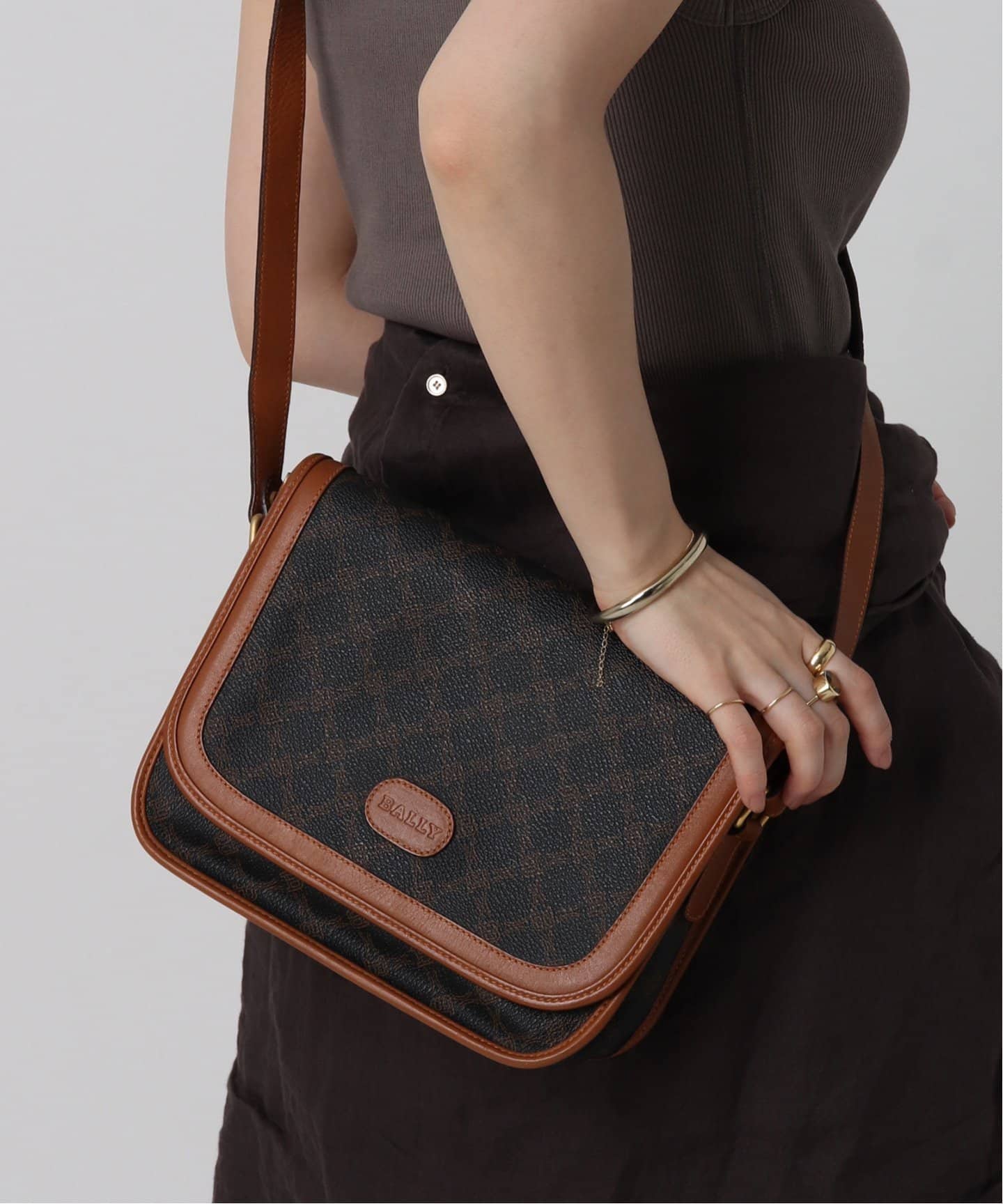 VINTAGE BALLY/バリー】ショルダーバッグ（ショルダーバッグ