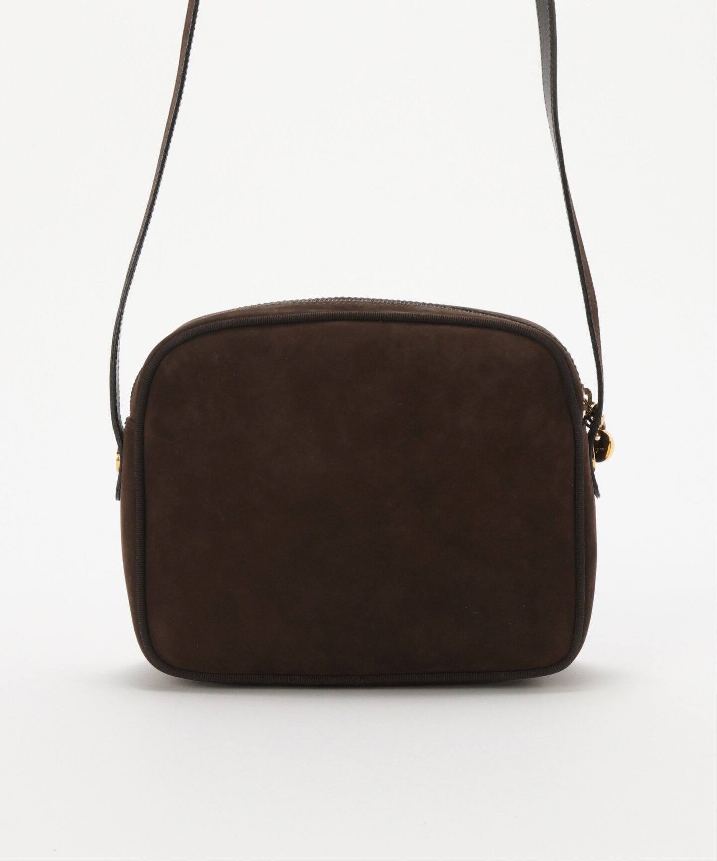 フェラガモ ヴァラ レザー ショルダーバッグ ブラウン ヴィンテージ VINTAGE FERRAGAMO/フェラガモ】Vara ショルダーバッグ（ショルダー