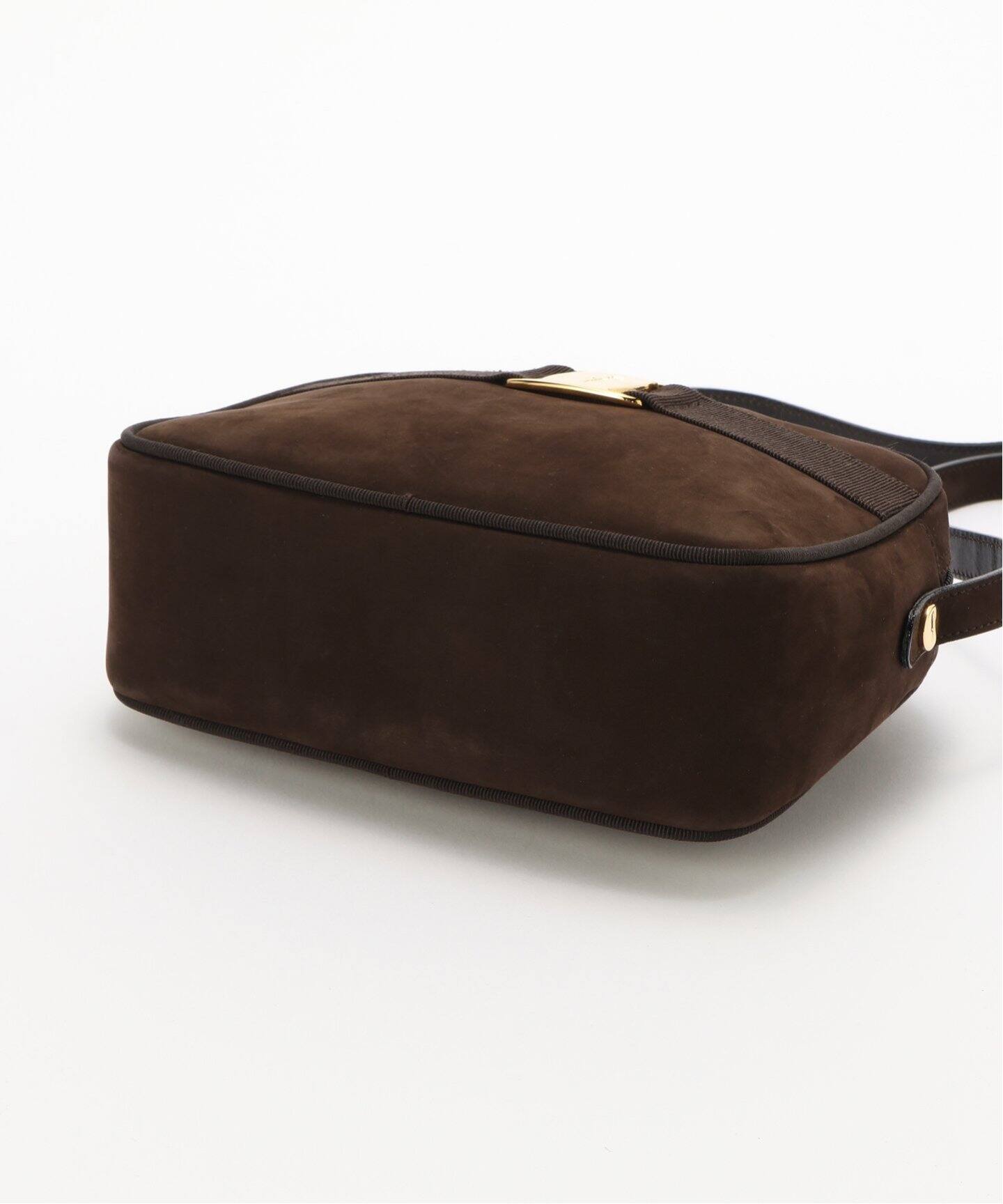 VINTAGE FERRAGAMO/フェラガモ】 Vara ショルダーバッグ suede