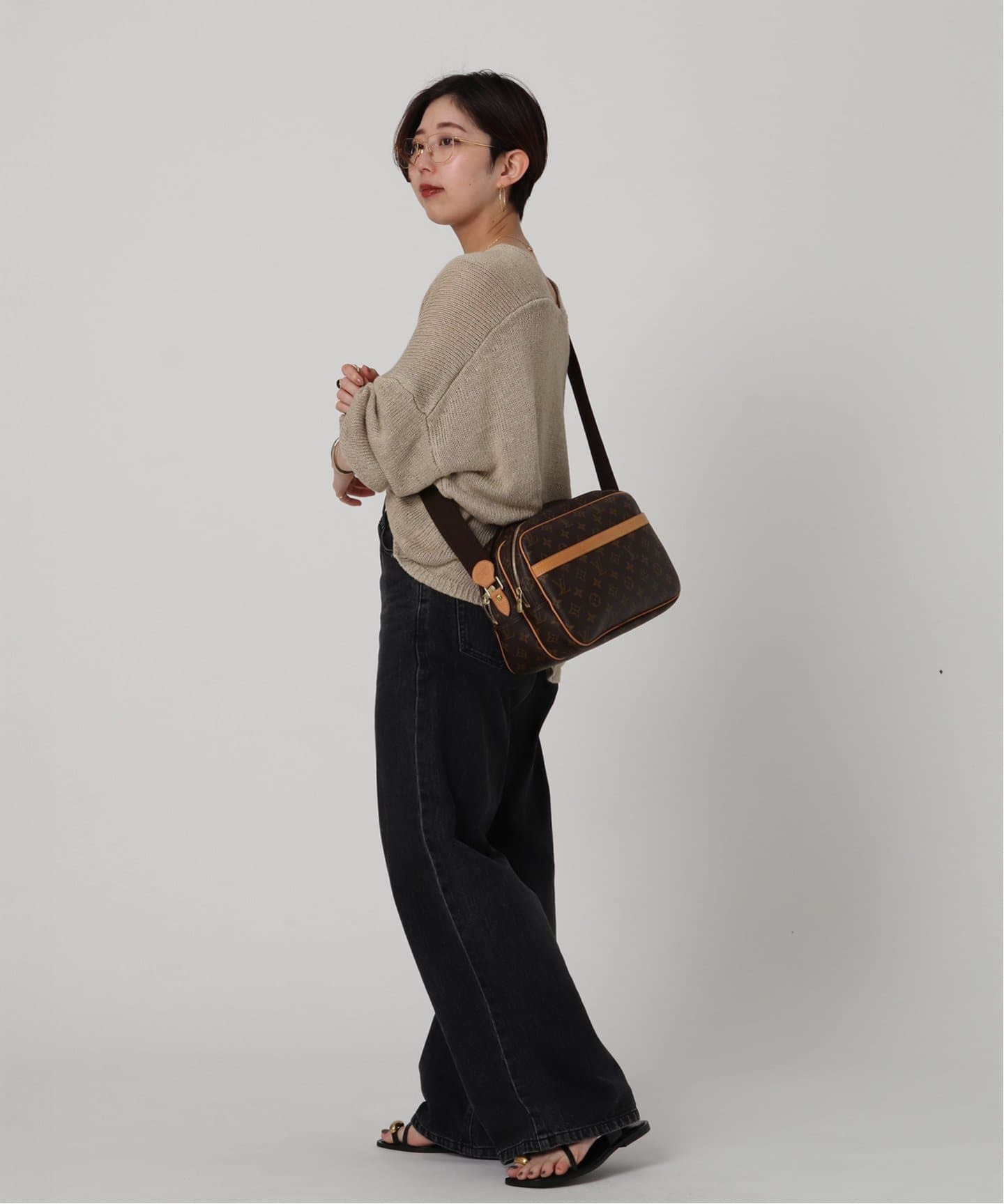 VINTAGE LOUIS VUITTON/ルイ ヴィトン】Reporter pm（ショルダー