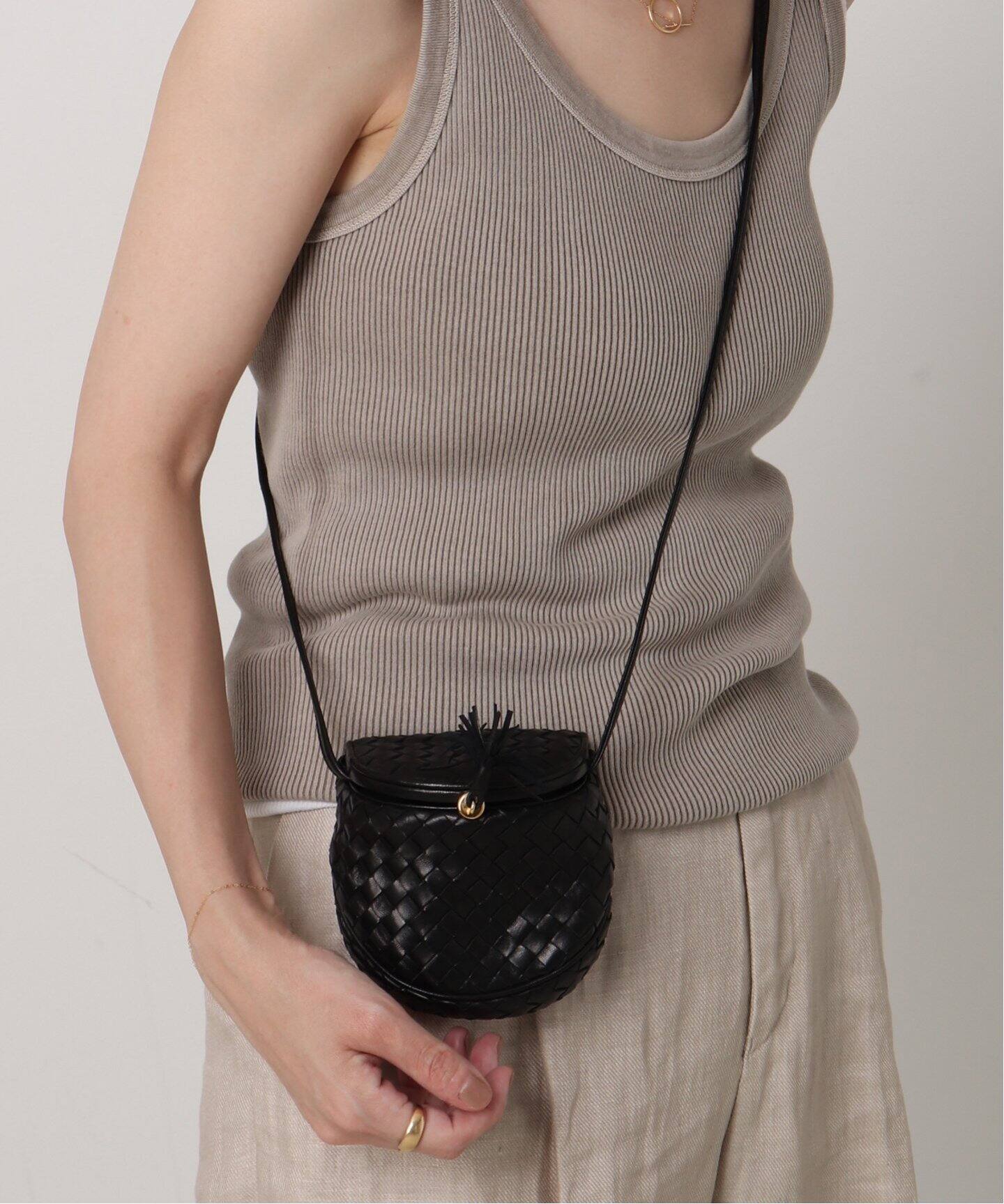 VINTAGE BOTTEGA VENETA/ボッテガ ヴェネタ】ミニショルダーバッグ 