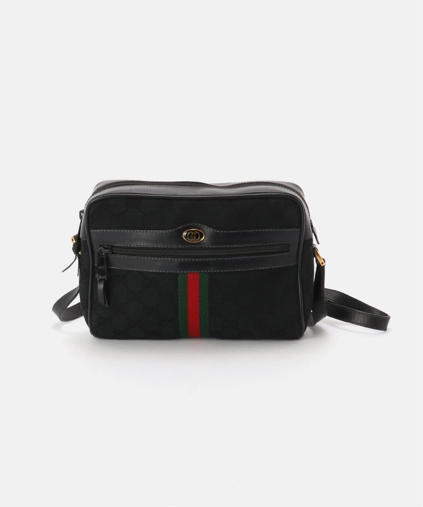 VINTAGE GUCCI /グッチ】 ショルダーバッグ gg web（ショルダーバッグ
