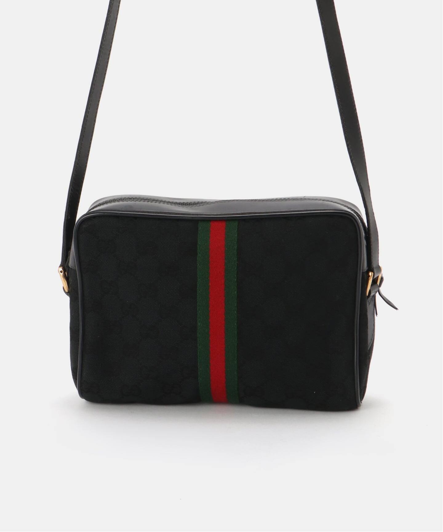 VINTAGE GUCCI /グッチ】 ショルダーバッグ gg web（ショルダーバッグ