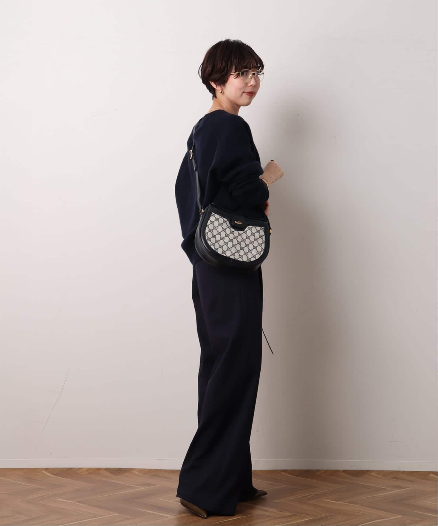 VINTAGE GUCCI /グッチ】 ショルダーバッグ gg（ショルダーバッグ