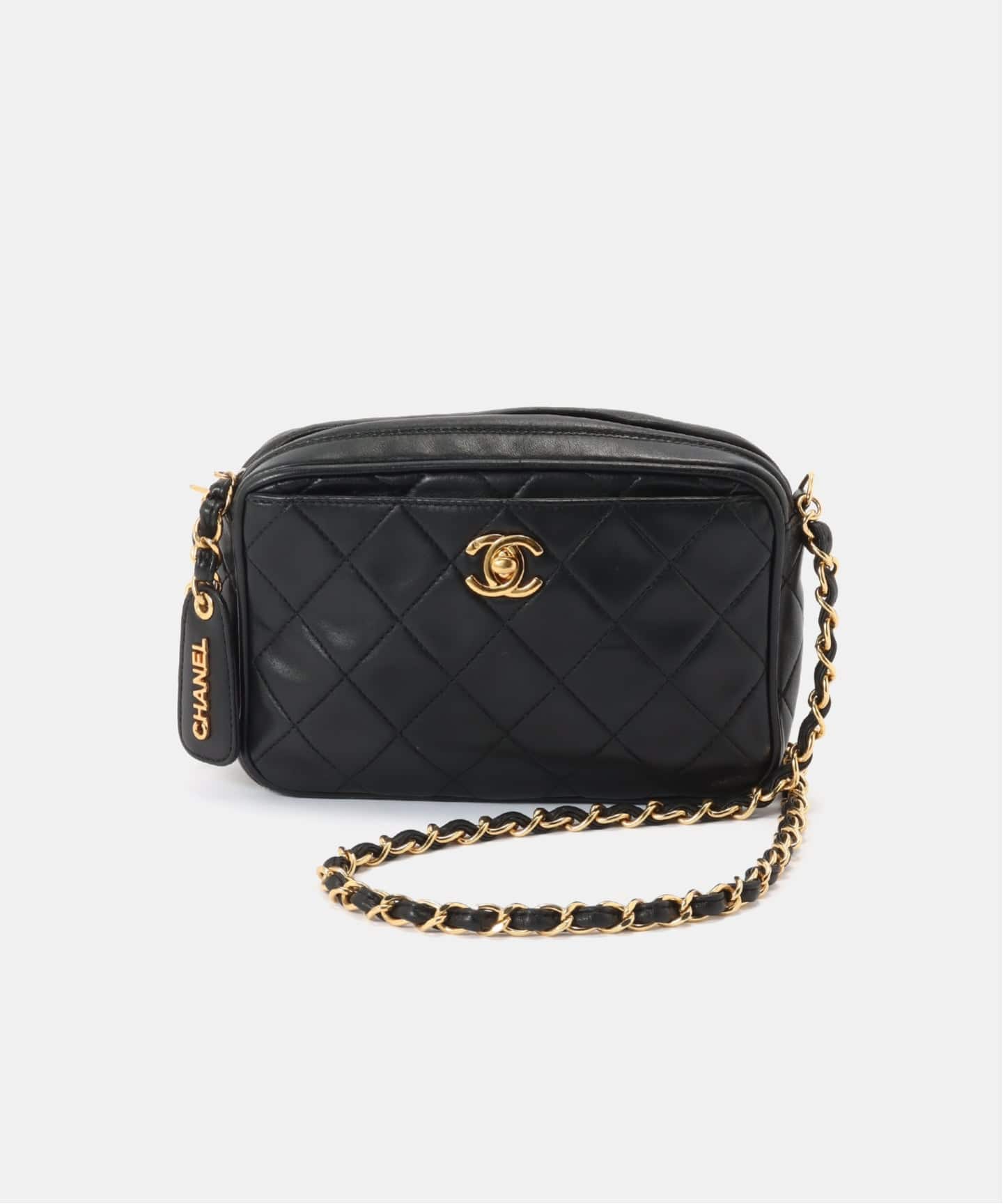 VINTAGE CHANEL/シャネル】Matelasse チェーンショルダーバッグ 18