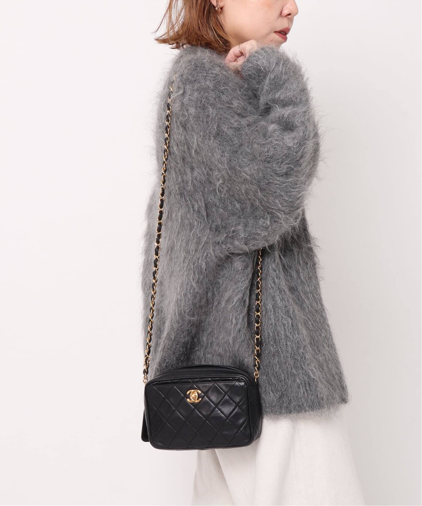 VINTAGE CHANEL/シャネル】Matelasse チェーンショルダーバッグ 18