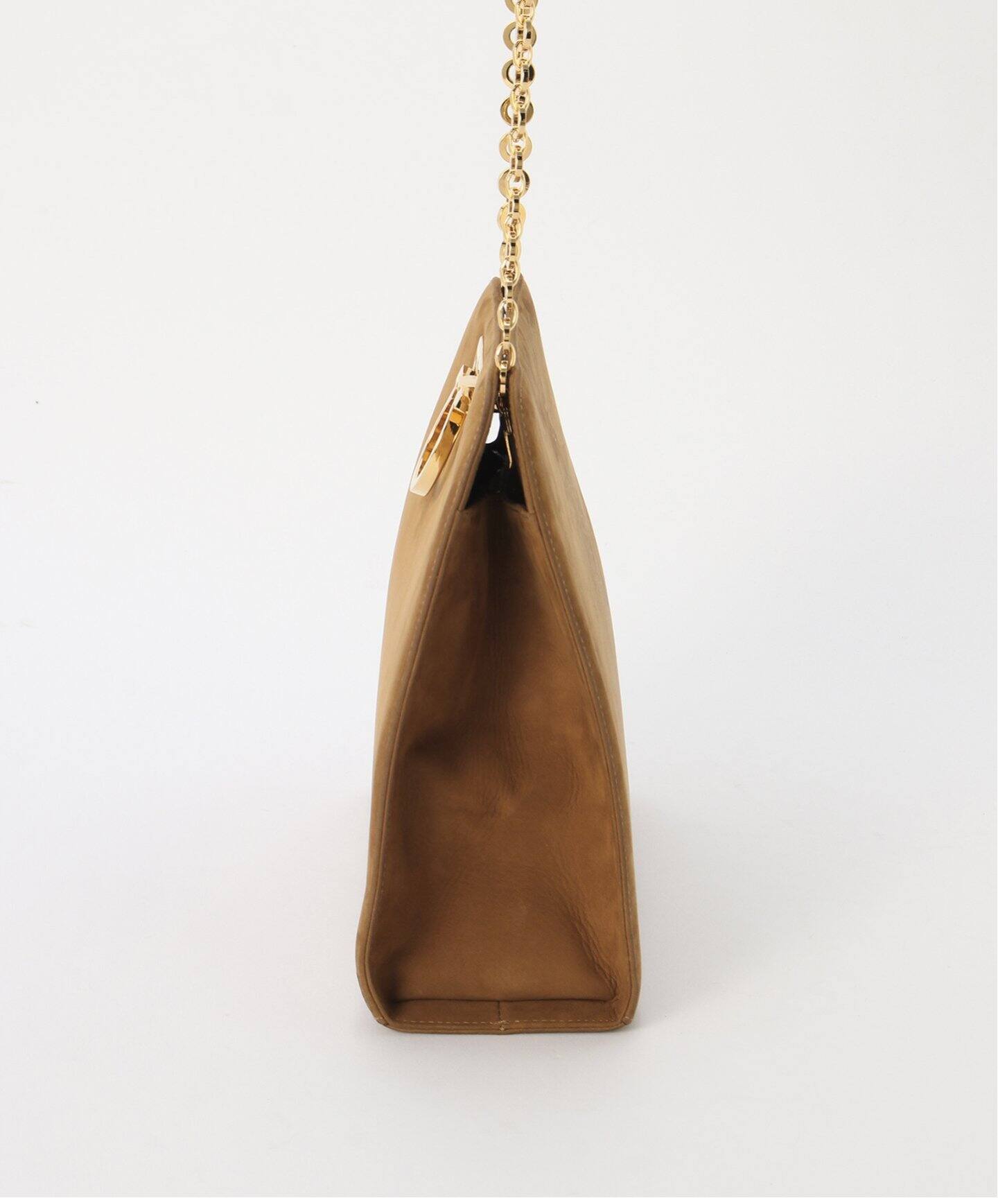 VINTAGE FERRAGAMO/フェラガモ】 Gancini ショルダーバッグ suede