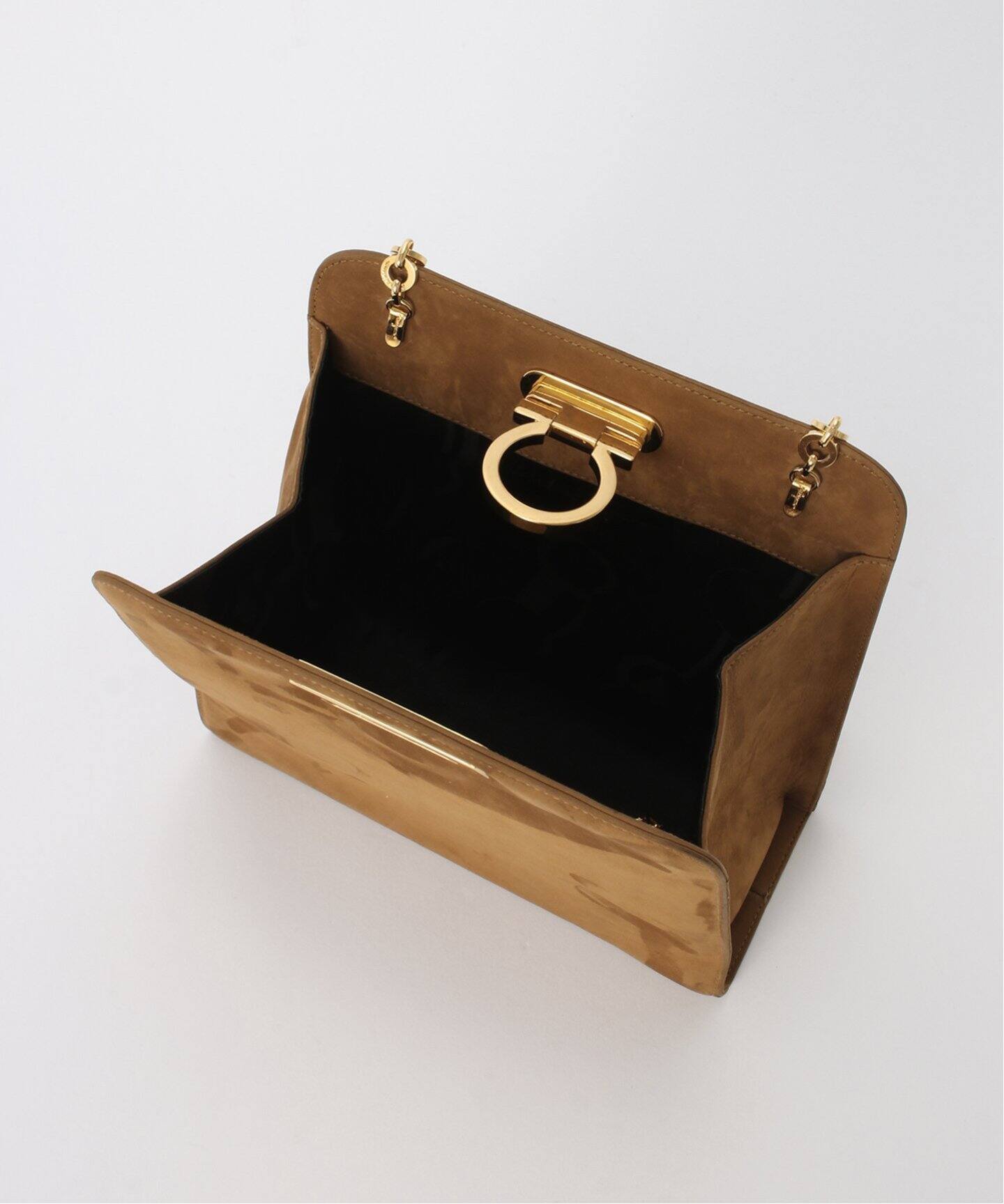 Salvatore Ferragamo ハンドバッグ キャメル 金具金色 美品 Yahoo!オークション -「キャメル バッグ 美品」(サルヴァトーレ