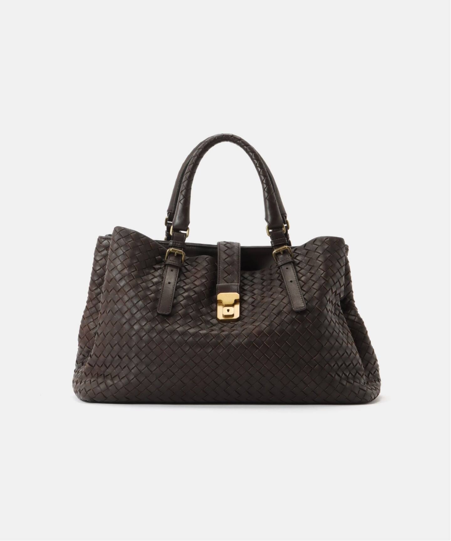 Bottega Veneta トートバッグ美品 VINTAGE BOTTEGA VENETA/ボッテガ ヴェネタ】トートバッグ intrecciato