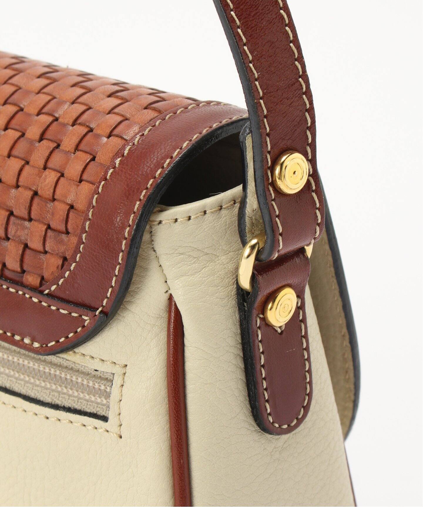 BALLY vintage バイカラー ショルダーバッグ バイカラーパイピングショルダーバッグ ブルーグリーン×キャメル