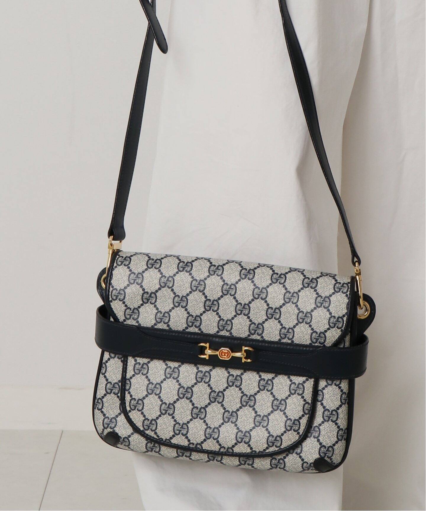 VINTAGE GUCCI /グッチ】ショルダーバッグ gg（ショルダーバッグ 