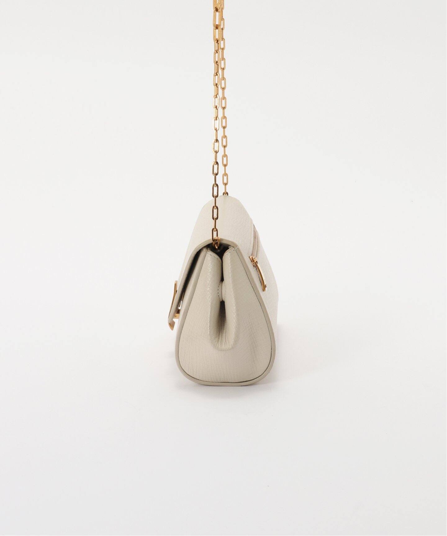 ボッテガヴェネタ パルメラート ショルダーバッグ レザー  ホワイト ゴールド VINTAGE BOTTEGA VENETA/ボッテガ ヴェネタ】Palmellato（ショルダー