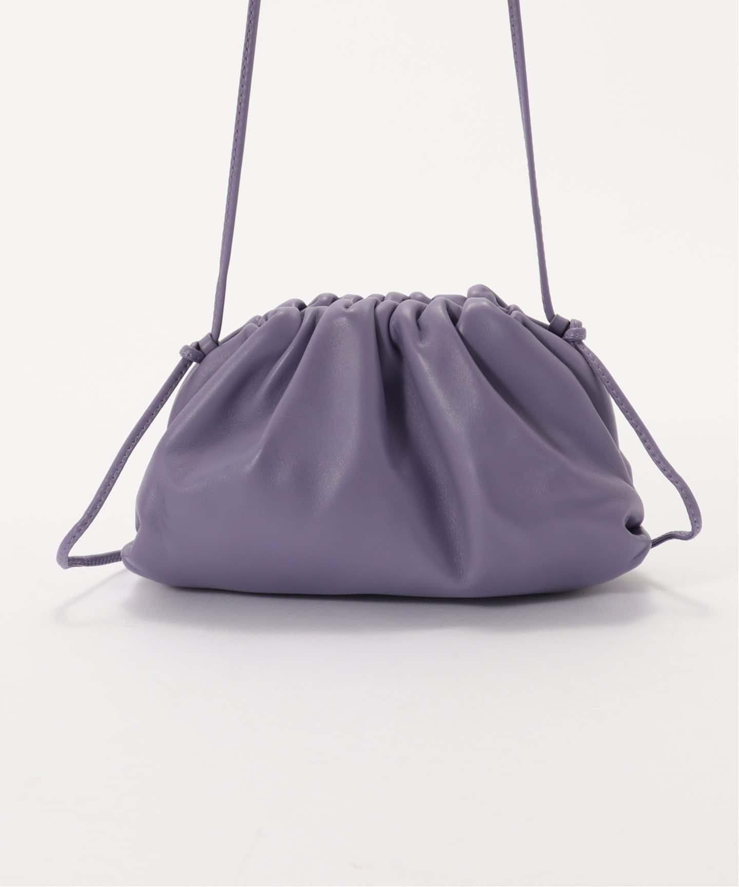 ボッテガヴェネタ黒ショルダーバッグ MINI THE POUCH BOTTEGA VENETA/ボッテガ ヴェネタ】The pouch mini（ショルダー
