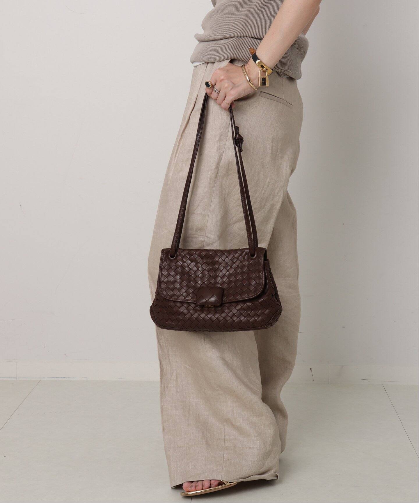 VINTAGE●BOTTEGAVENETA ●ボッテガヴェネタ ショルダーバッグ VINTAGE BOTTEGA VENETA/ボッテガ ヴェネタ】ショルダーバッグ