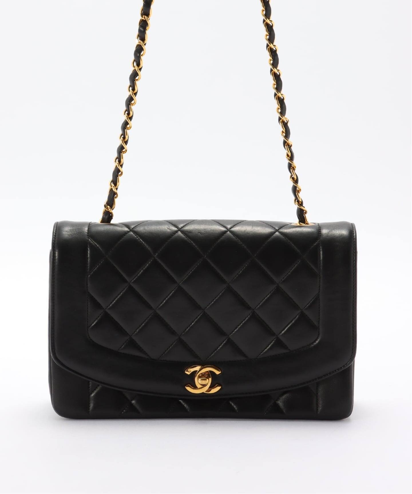 VINTAGE CHANEL/シャネル】Matelasse ショルダーバッグ 25 diana
