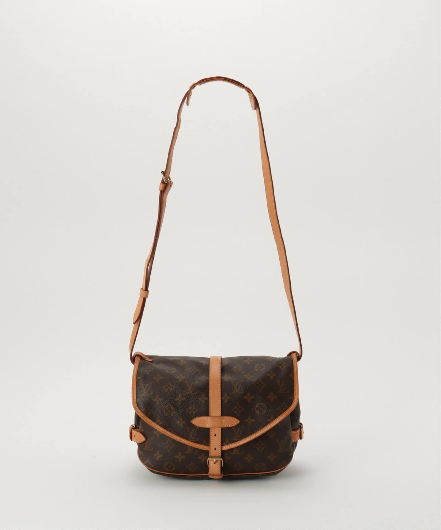 【希少】 LOUIS VUITTON Monogram Saumur 30 ショルダーバッグ ルイ・ヴィトン ソミュール30 モノグラム ブランドオフ LOUIS