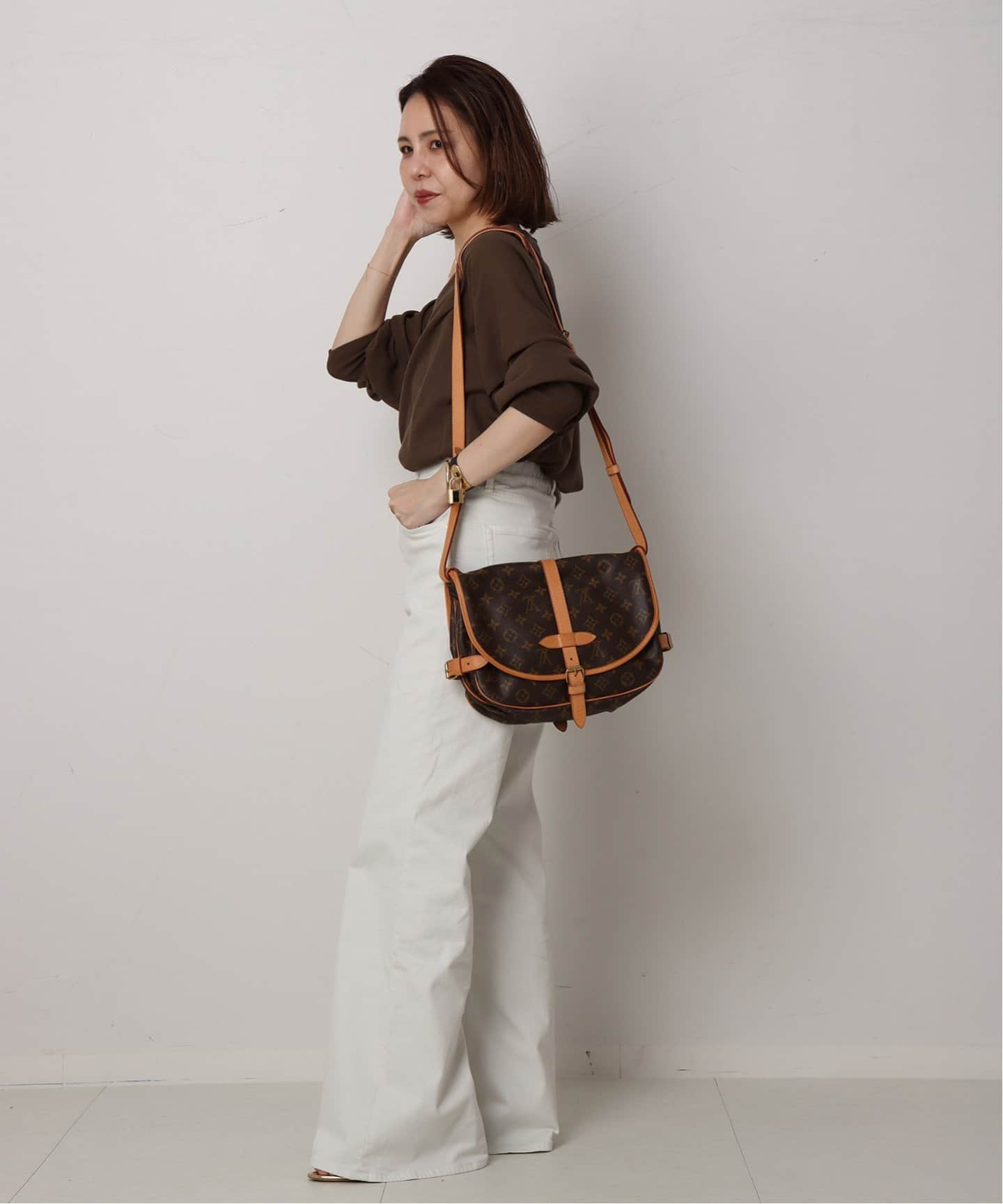 VINTAGE LOUIS VUITTON/ルイ ヴィトン】Saumur 30（ショルダー