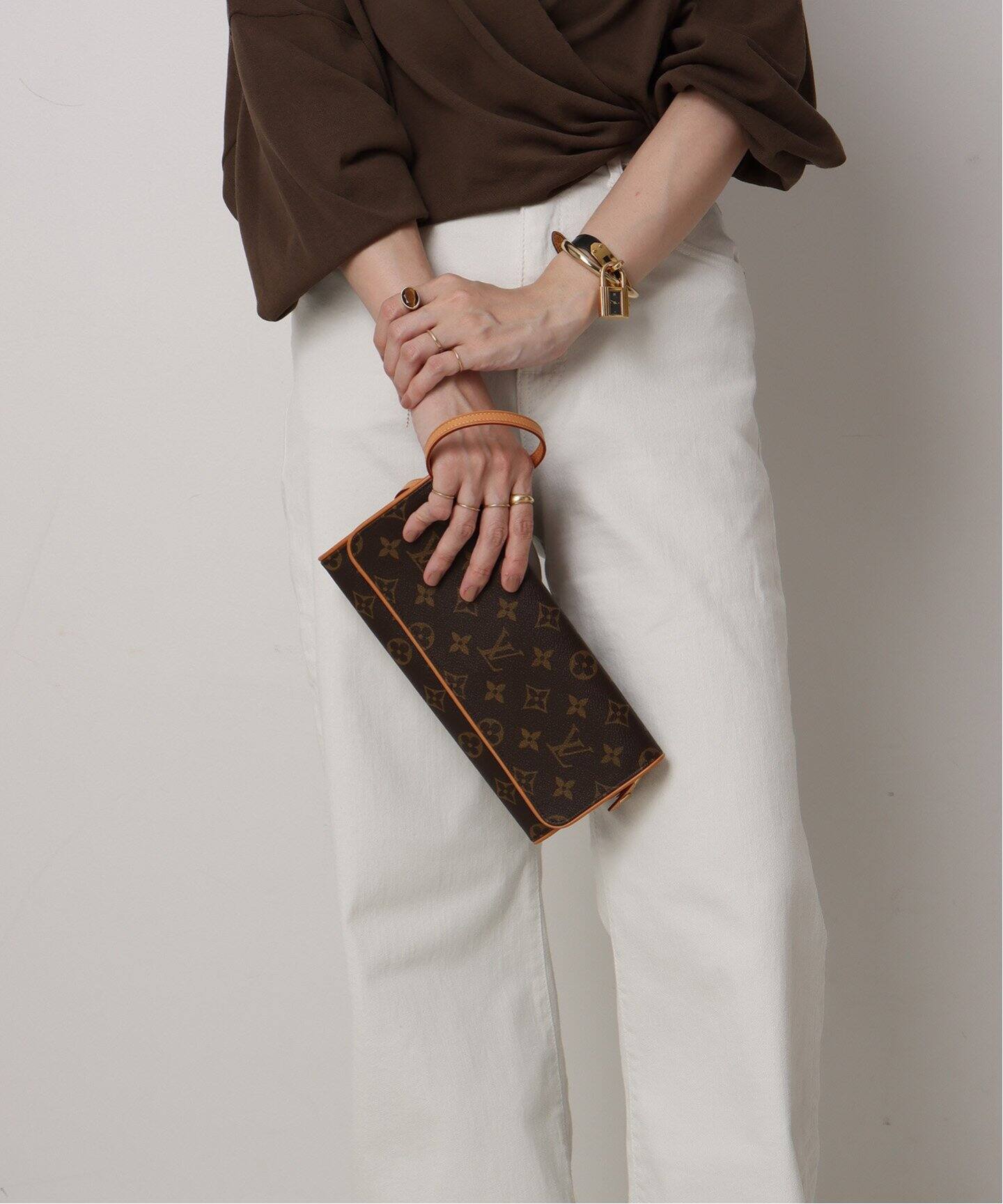 VINTAGE LOUIS VUITTON/ルイ ヴィトン】 Pochette twin gm（ショルダー