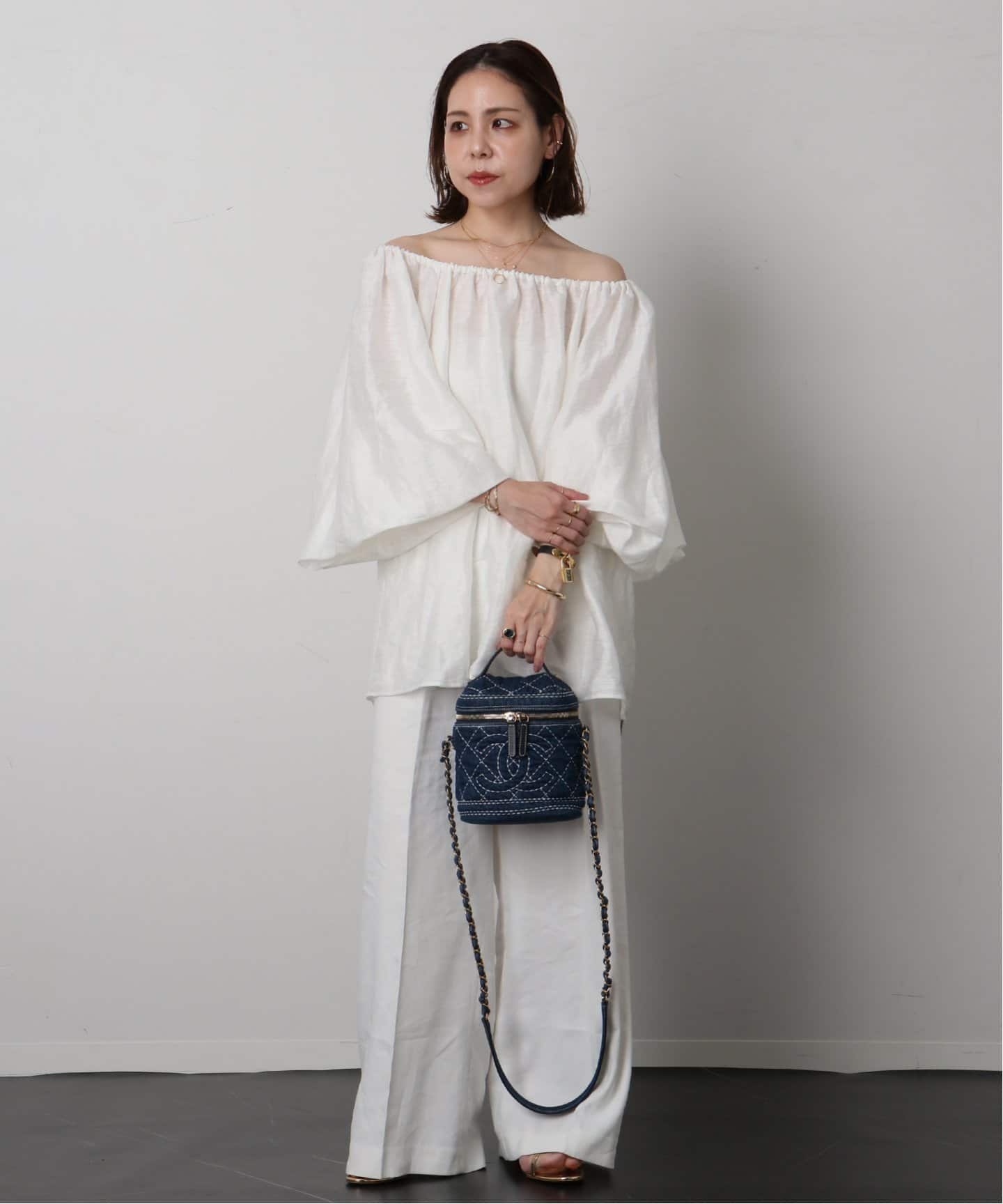 【可愛いデザイン♪】CHANEL バニティバッグ ショルダー 入手困難】大人可愛い☆CHANEL☆バニティバッグ☆ミラー付き