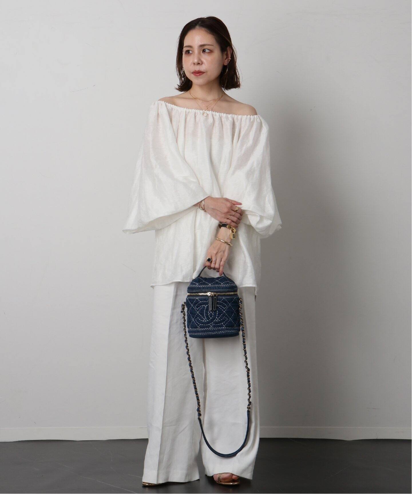 VINTAGE CHANEL シャネル バニティショルダーバッグ denim ショルダーバッグ DECOUVERTE デクーヴェルト の通販 BAYCREW S STORE