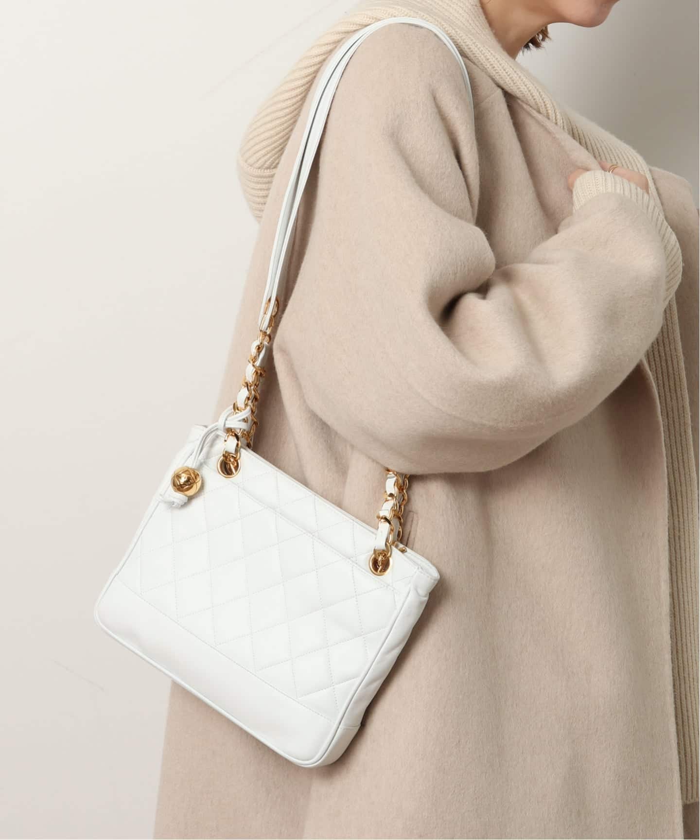 VINTAGE CHANEL/シャネル】Matelasse チェーンショルダーバッグ