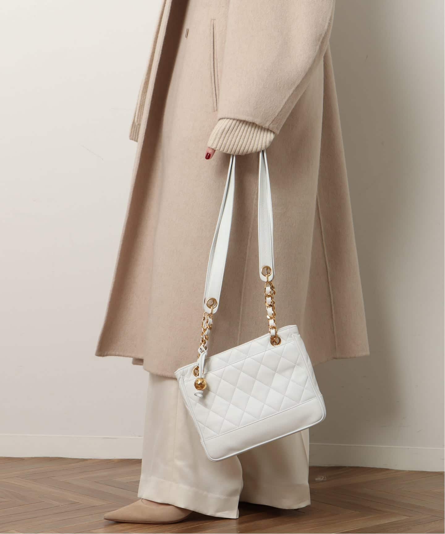 VINTAGE CHANEL/シャネル】Matelasse チェーンショルダーバッグ