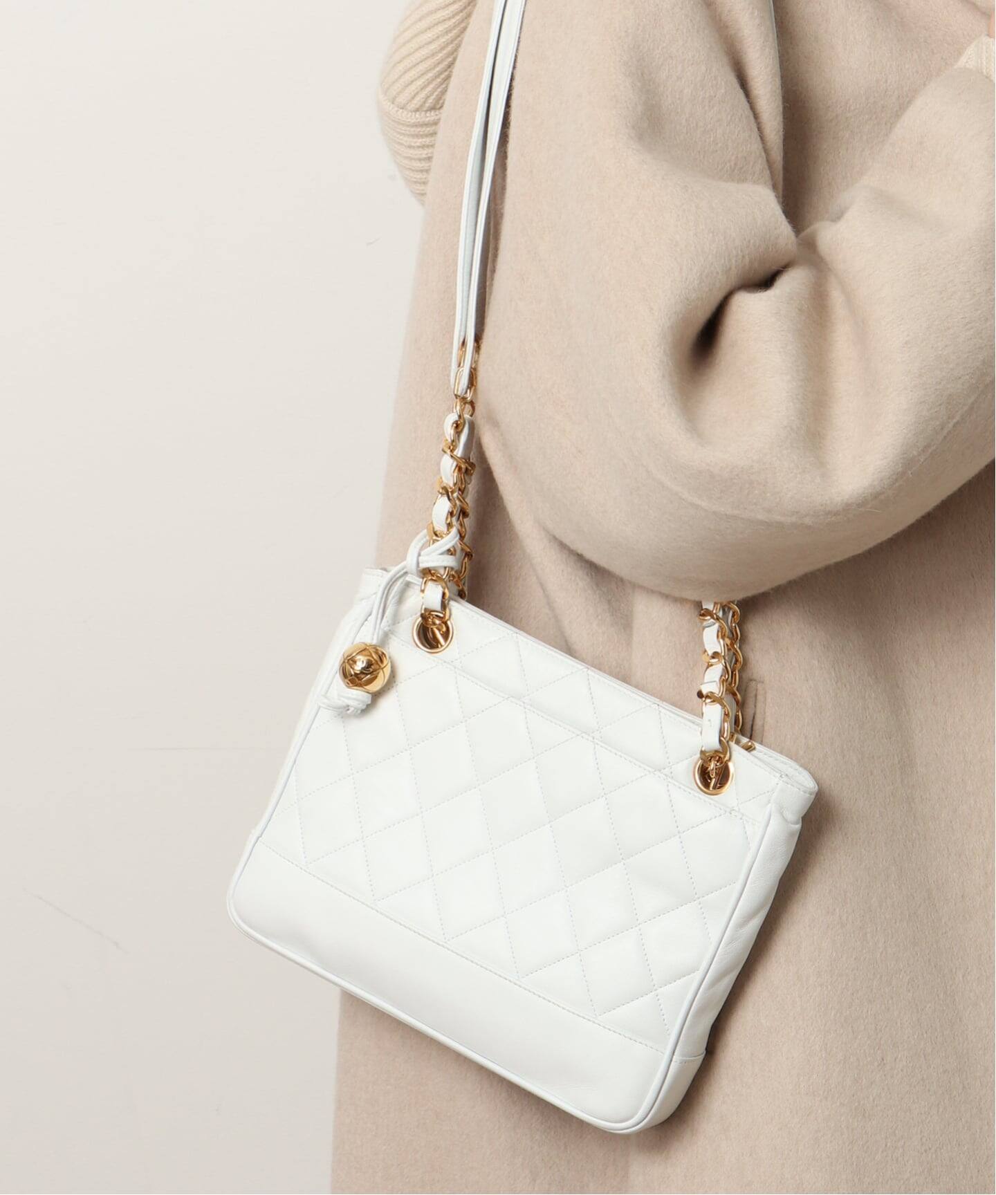 VINTAGE CHANEL/シャネル】Matelasse チェーンショルダーバッグ 