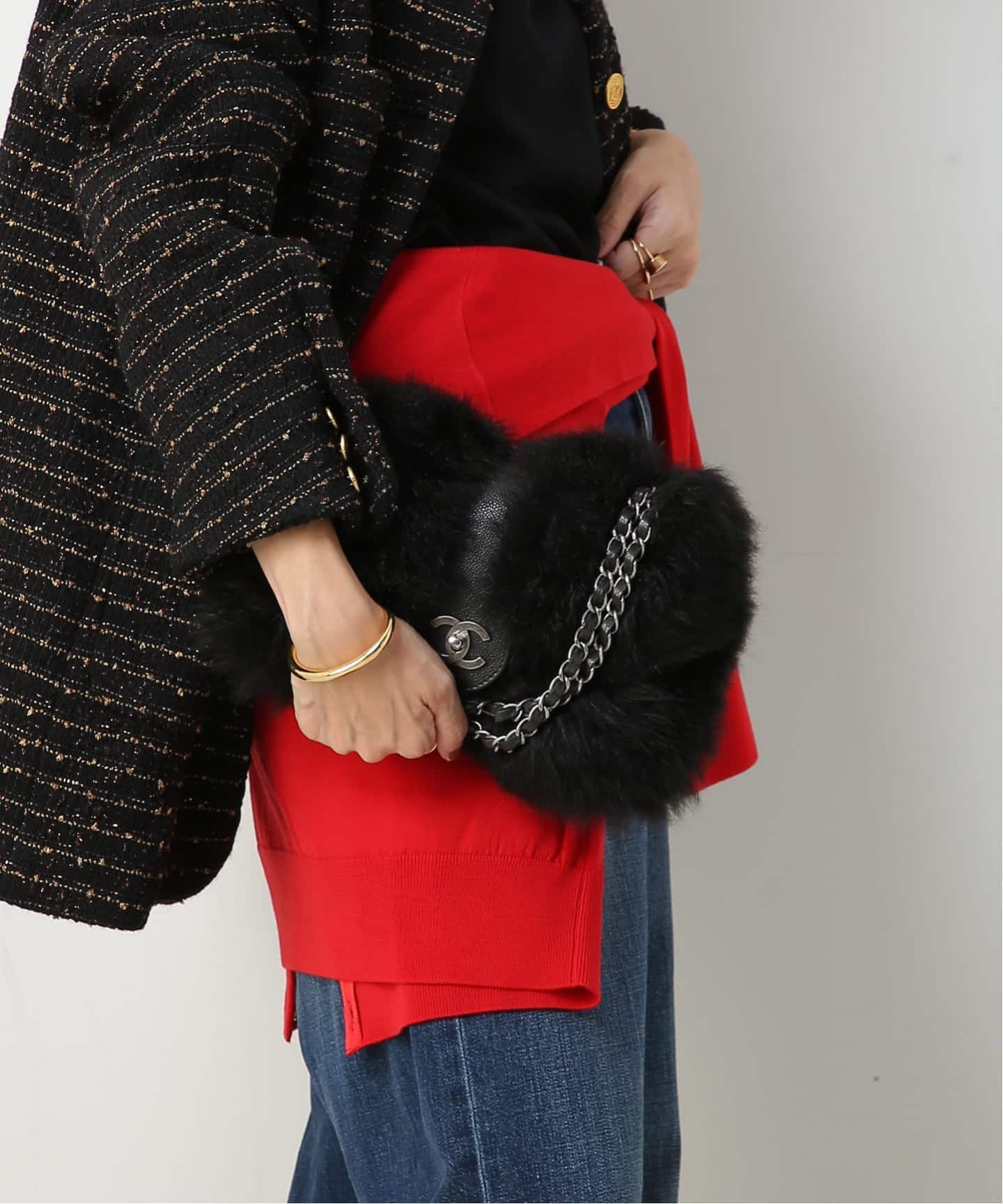 CHANEL/シャネル】チェーンショルダー fur（ショルダーバッグ