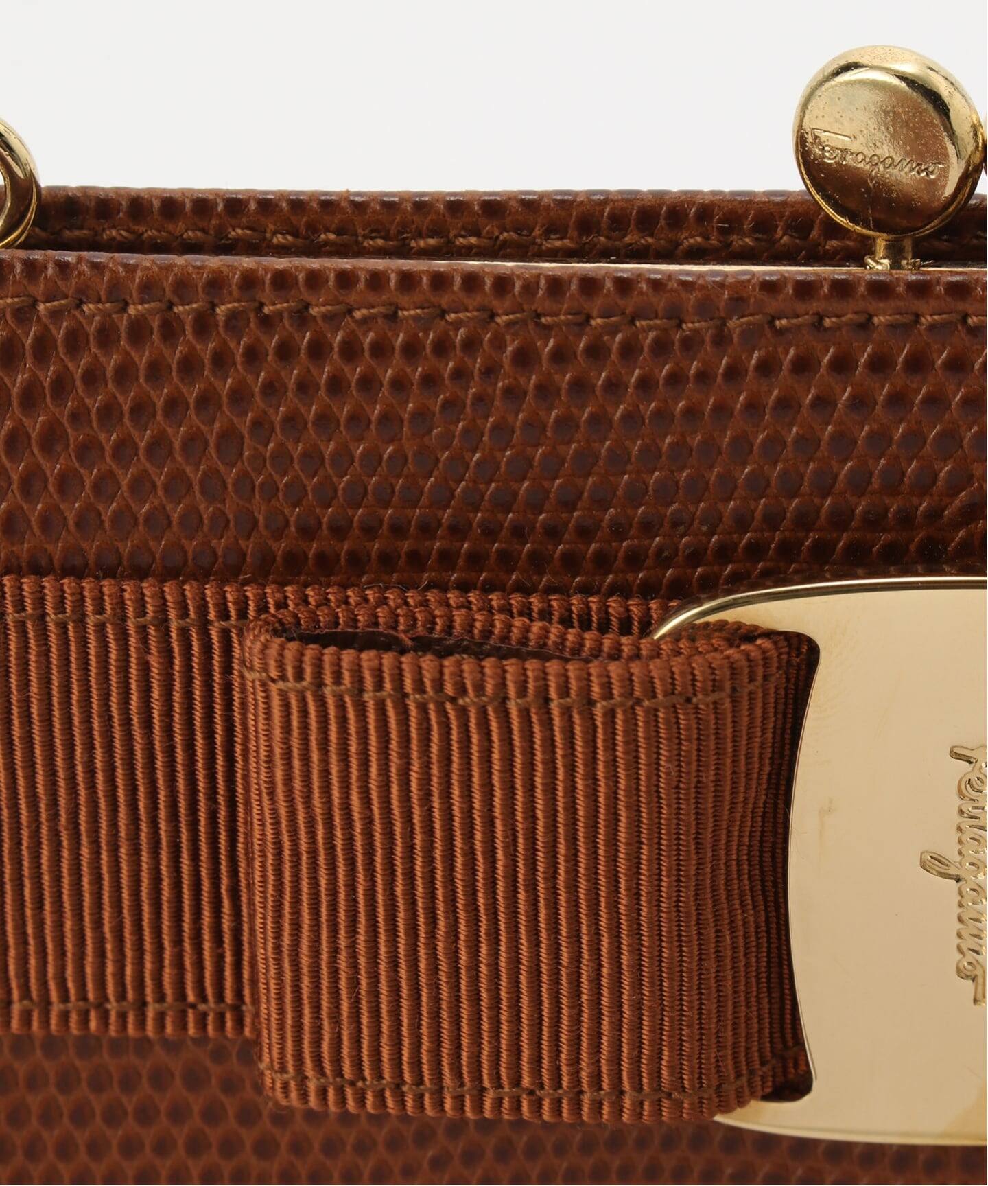 VINTAGE FERRAGAMO/フェラガモ】 Vara ミニショルダーバッグ