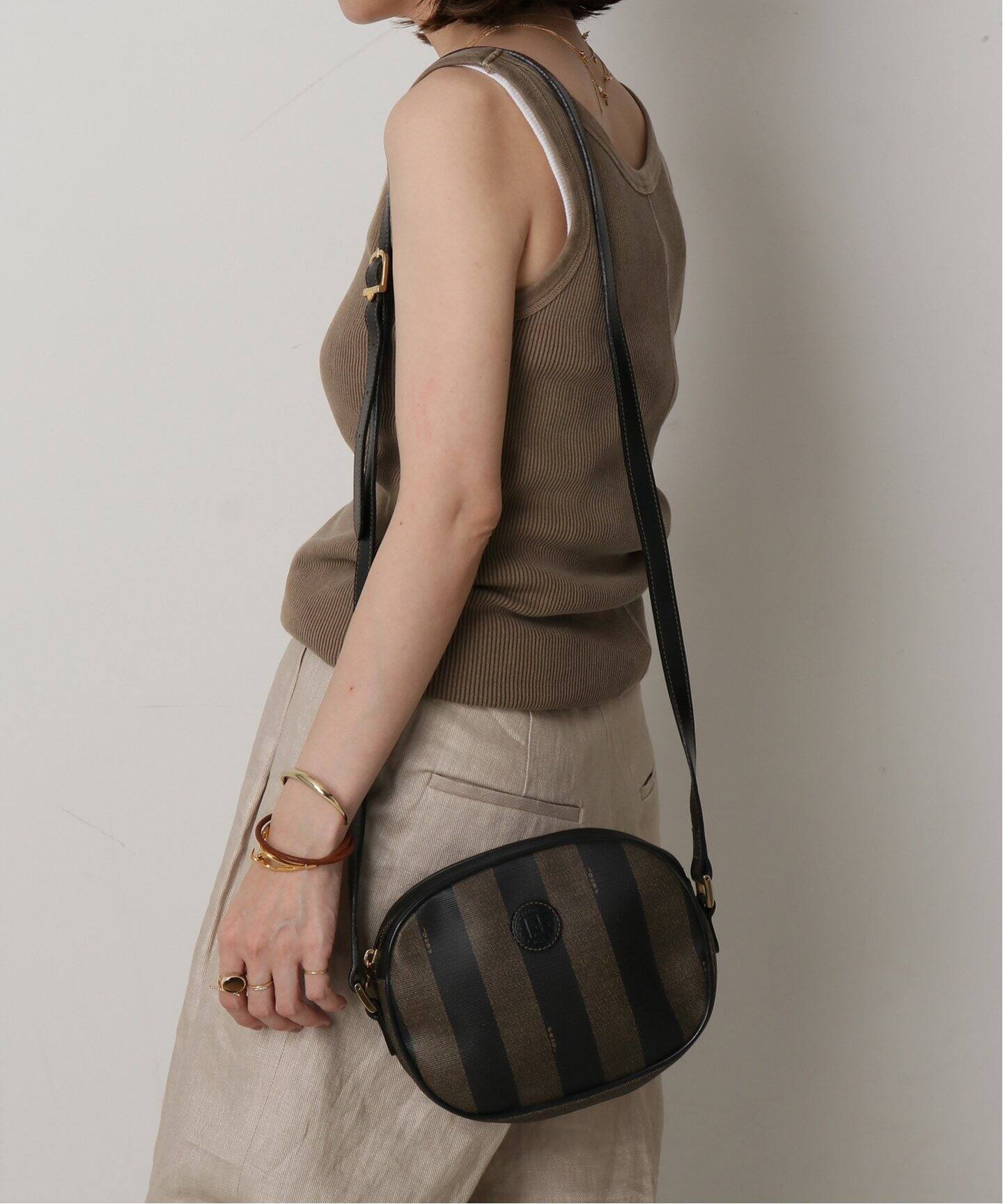 VINTAGE FENDI/フェンディ】Pequin ショルダーバッグ（ショルダー  