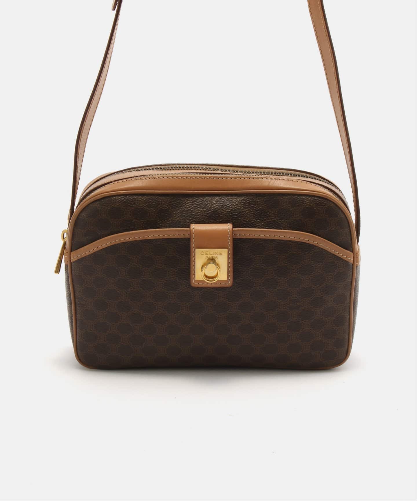 VINTAGE CELINE/セリーヌ】macadam ショルダーバッグ