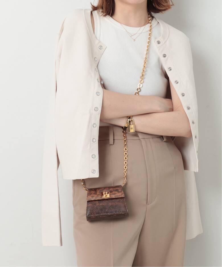 VINTAGE FERRAGAMO/フェラガモ】Gancini ミニチェーンショルダーバッグ 