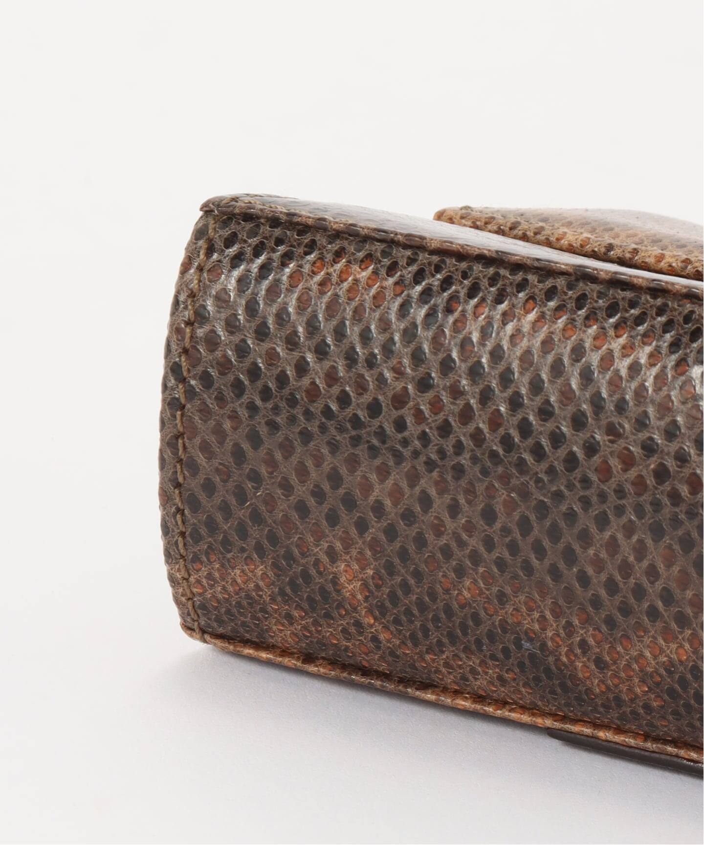 VINTAGE FERRAGAMO/フェラガモ】Gancini ミニチェーンショルダーバッグ