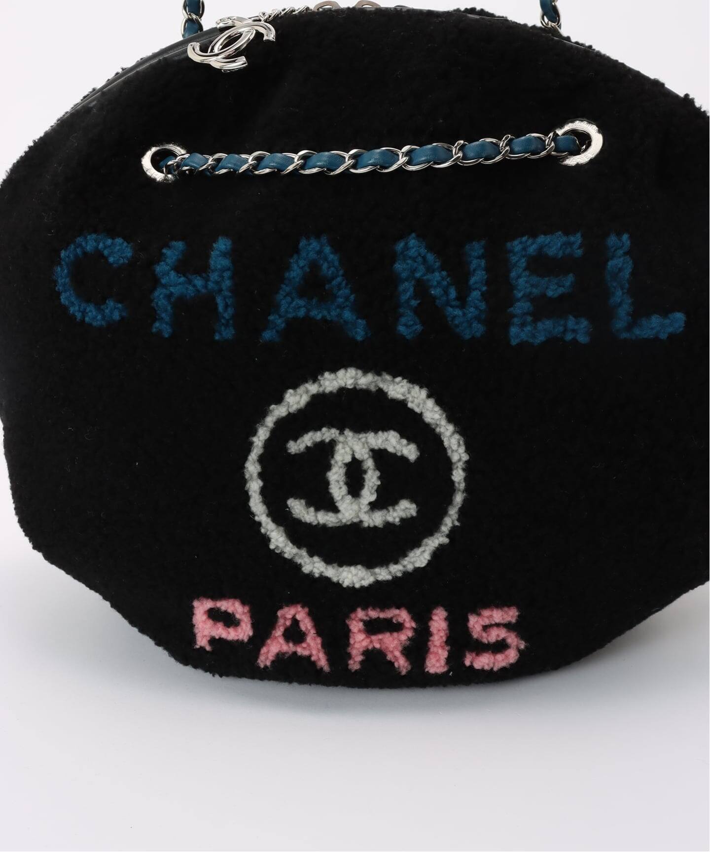 CHANEL/シャネル】Deauville ラウンドチェーンショルダーバッグ wool
