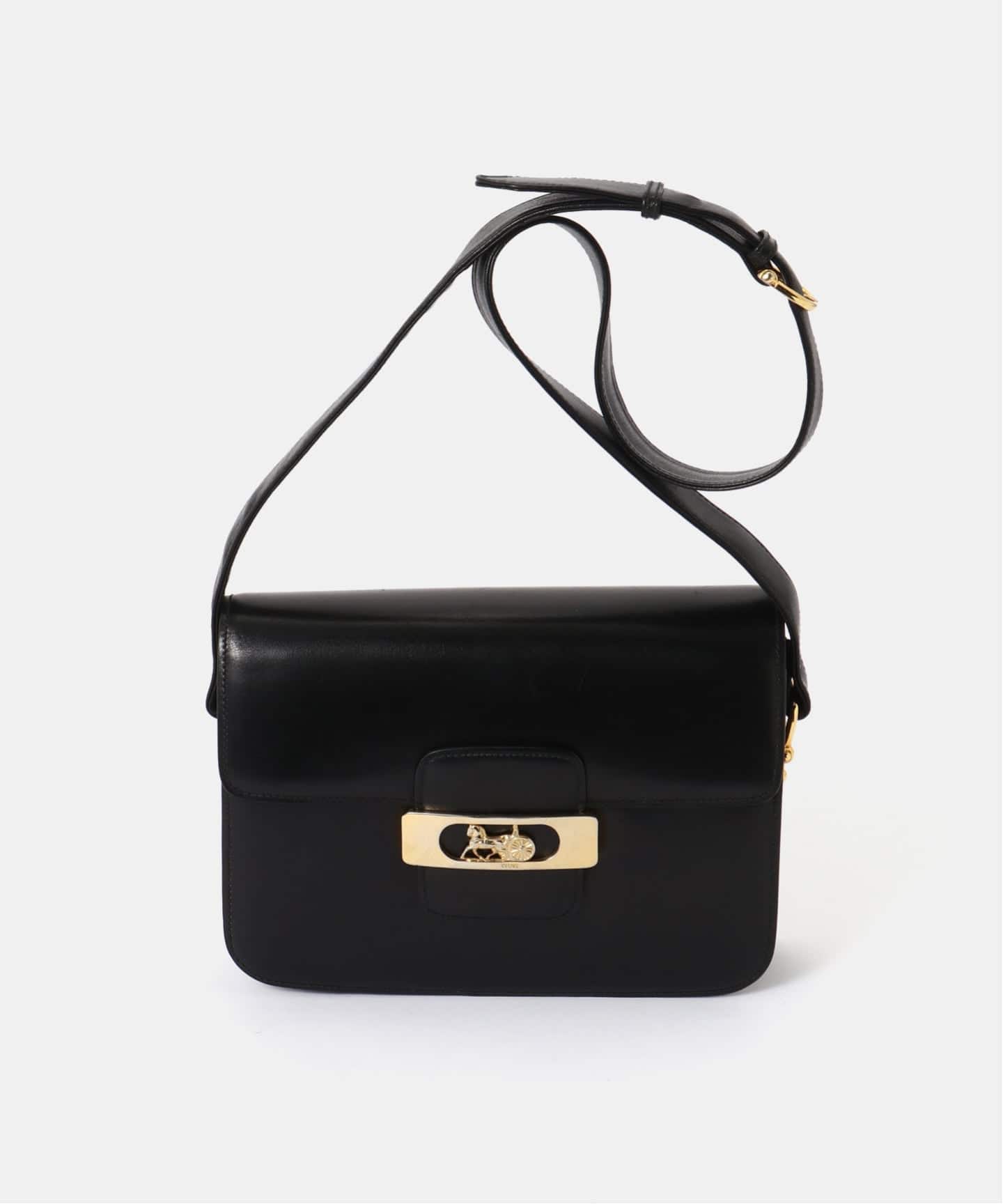 VINTAGE CELINE/セリーヌ】ショルダーバッグ horse carriage