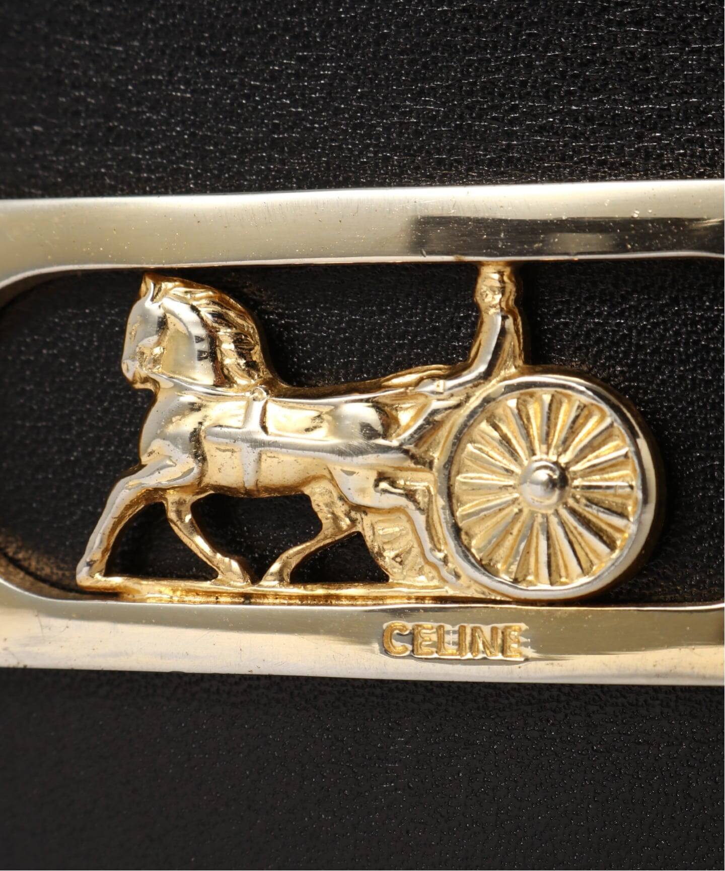 VINTAGE CELINE/セリーヌ】ショルダーバッグ horse carriage