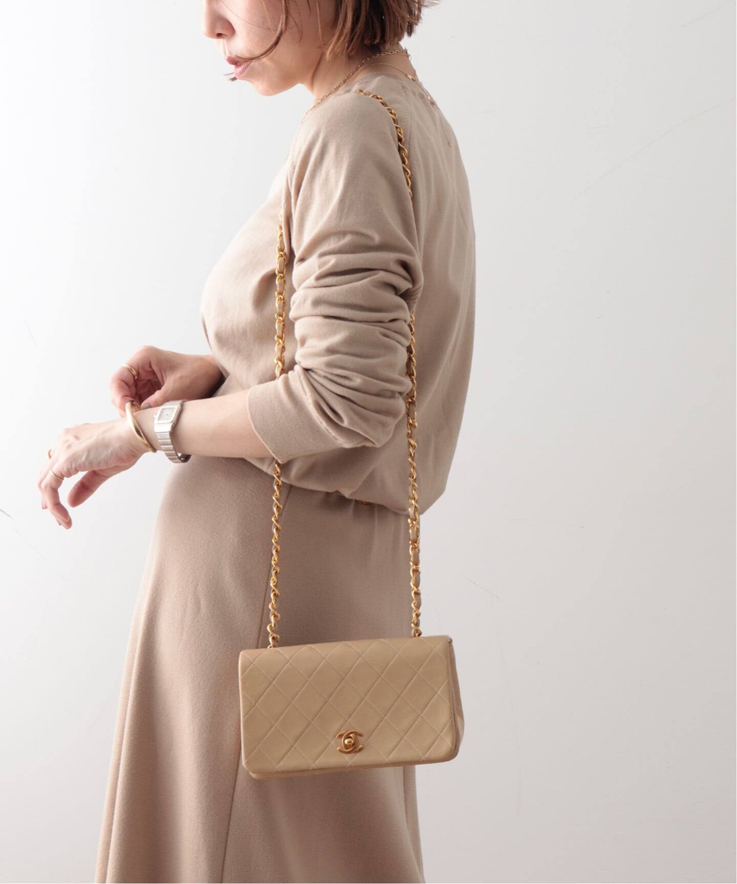 VINTAGE CHANEL/シャネル】 Matelasse チェーンショルダーバッグ 19fl