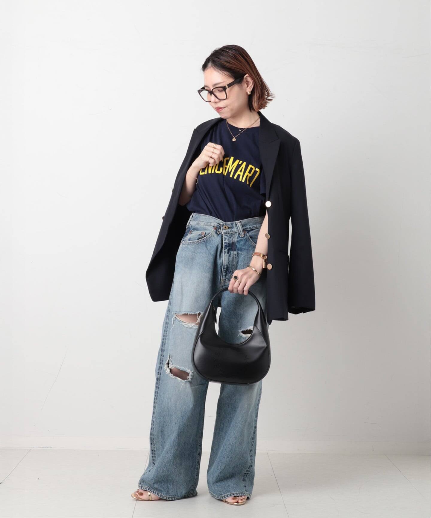 ステラマッカートニー　マイクロショルダー　Micro HOBO Stella McCartney ステラマッカートニー マイクロミニバッグ