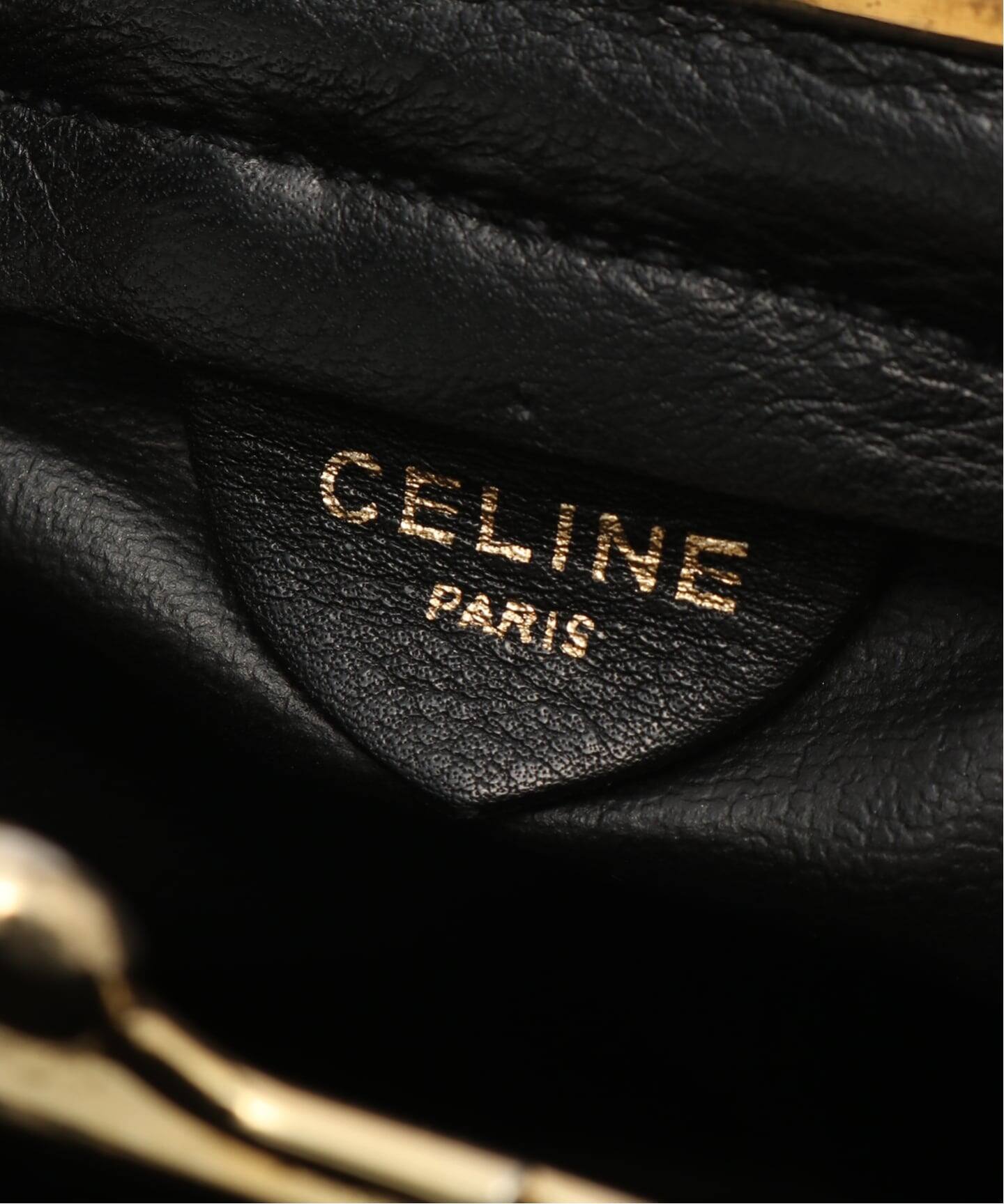 VINTAGE CELINE/セリーヌ】チェーンショルダーバッグ suede