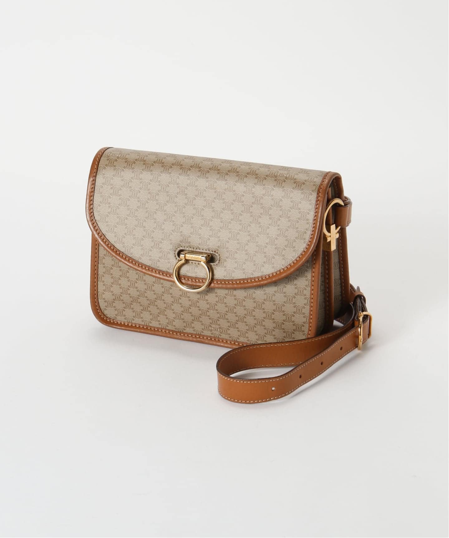 セリーヌ ヴィンテージ macadam ショルダーバッグ VINTAGE CELINE/セリーヌ】macadam ミニサークルショルダー