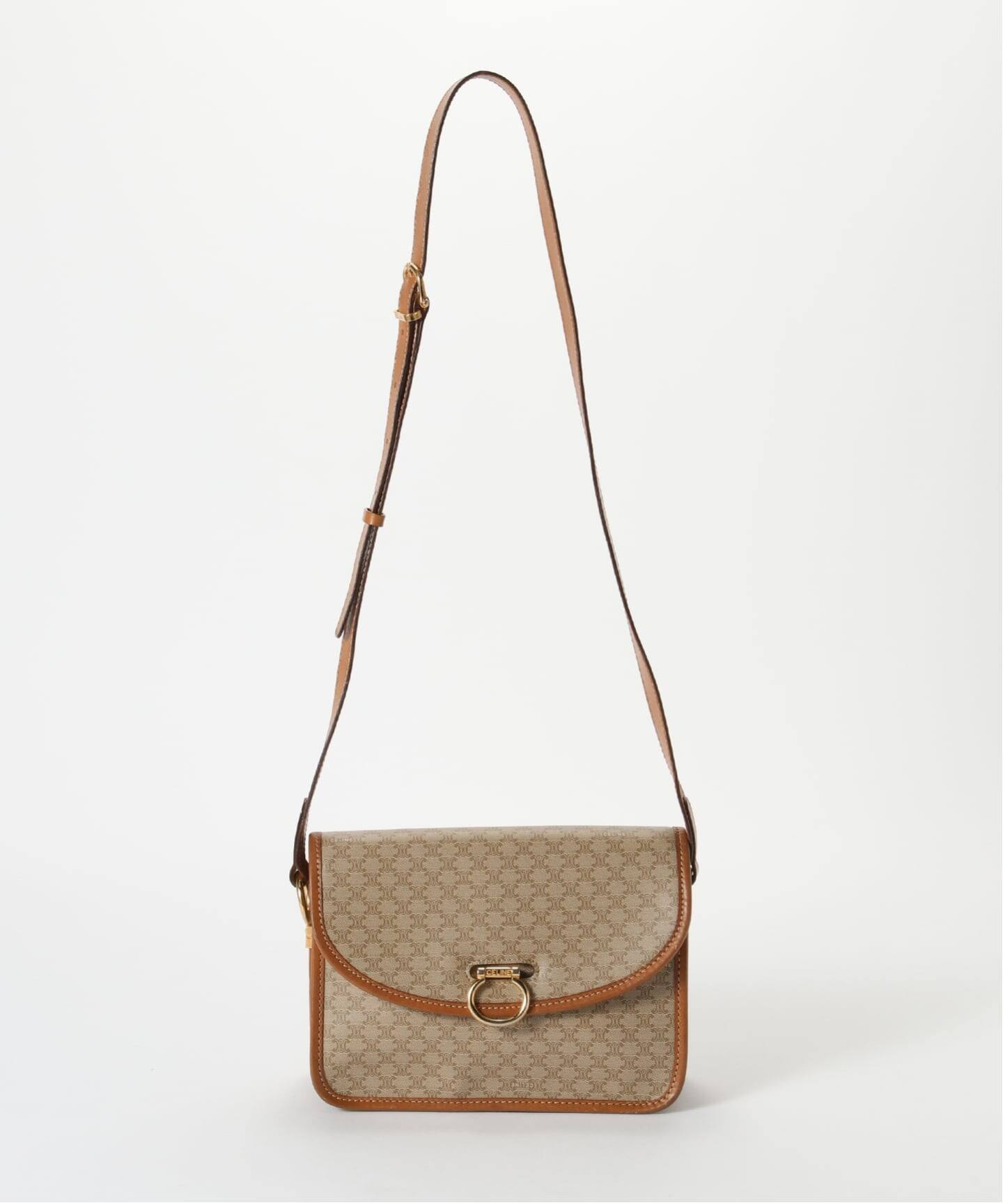 CELINE　セリーヌ ショルダーバッグ Celine Macadam Bag VINTAGE CELINE/セリーヌ】macadam ミニサークルショルダー