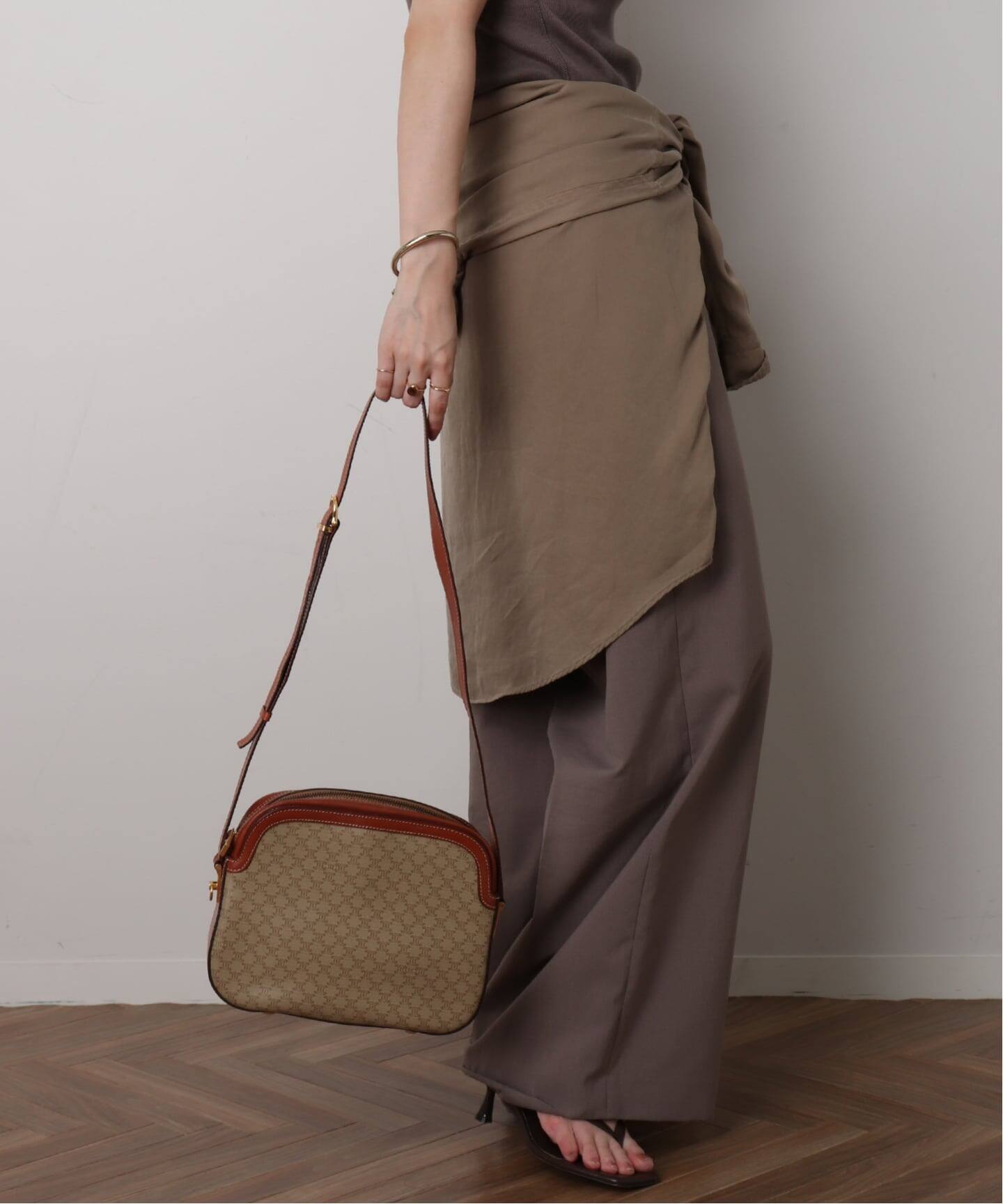 VINTAGE CELINE/セリーヌ】macadam ショルダーバッグ