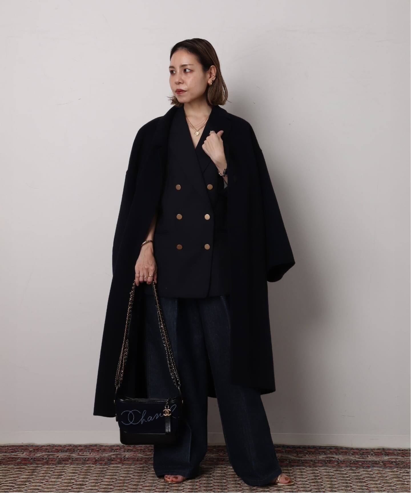 CHANEL/シャネル】Paris hamburg Gabrielle バッグ wool（ショルダー 