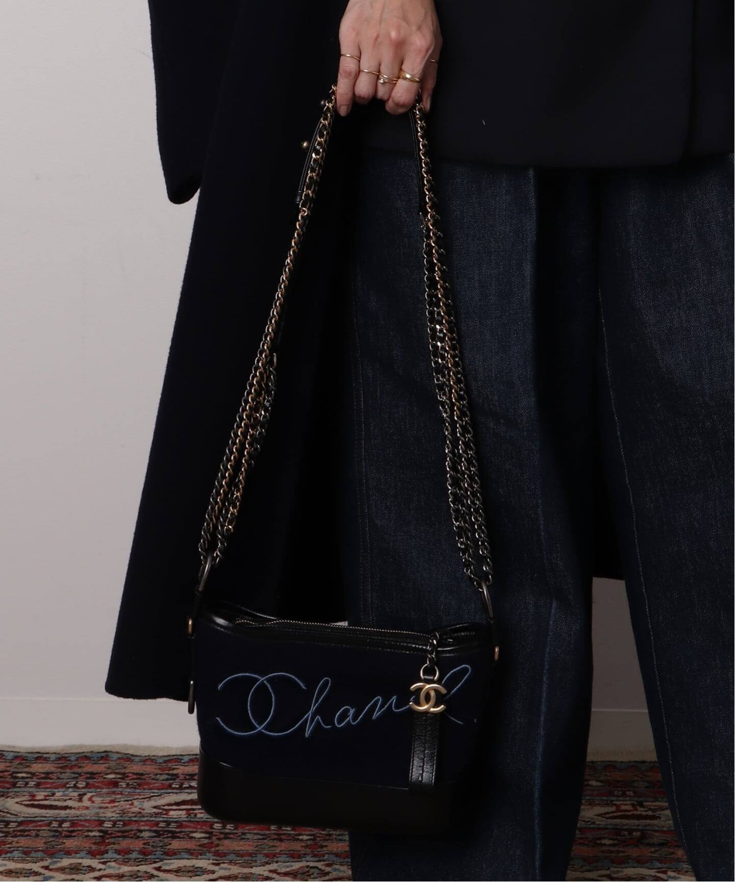CHANEL/シャネル】Paris hamburg Gabrielle バッグ wool（ショルダー 