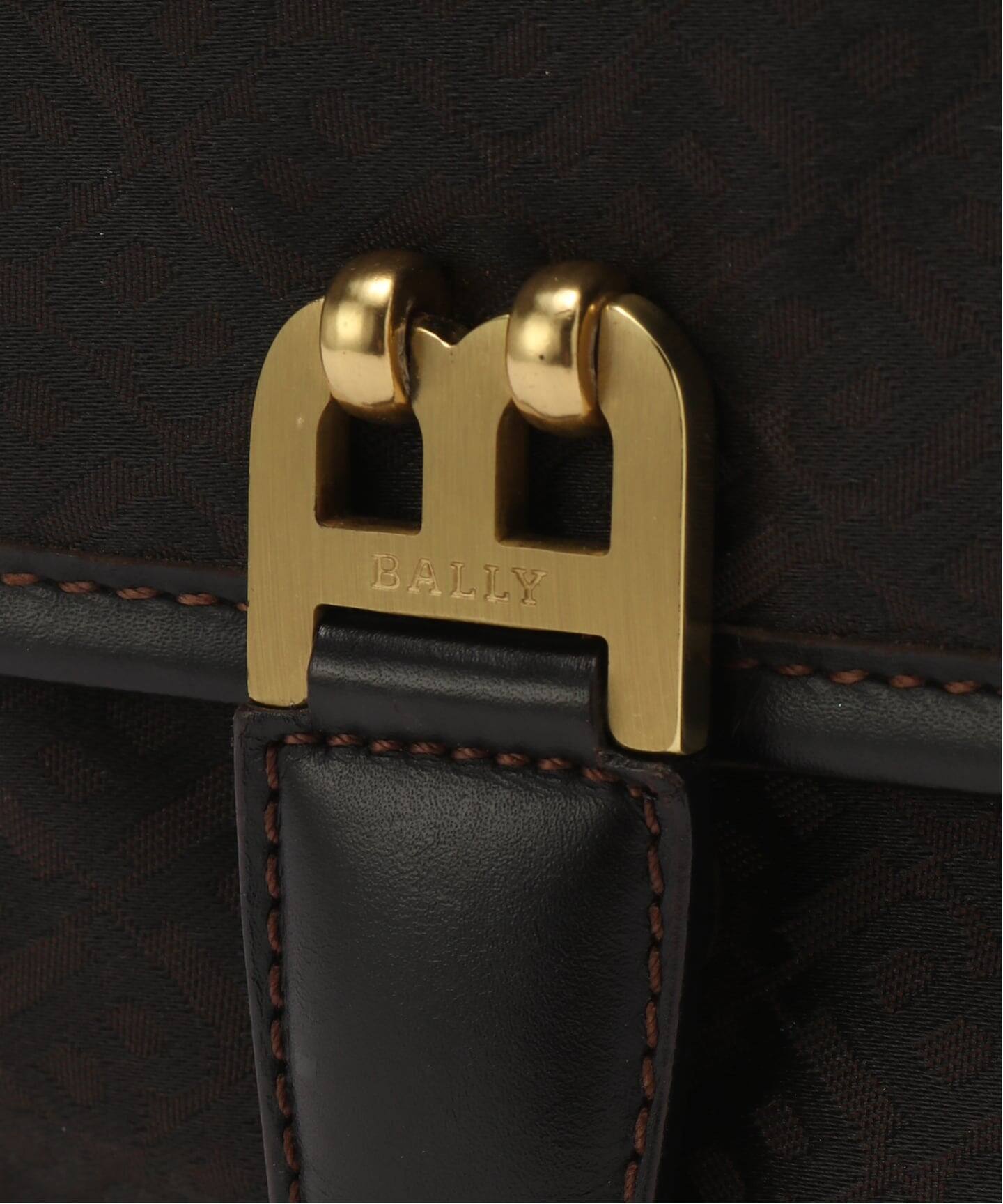 【売切SALE】正規品　BALLY バリー　ショルダーバッグ　ゴールド金具 VINTAGE BALLY/バリー】ショルダーバッグ nylon（ショルダー
