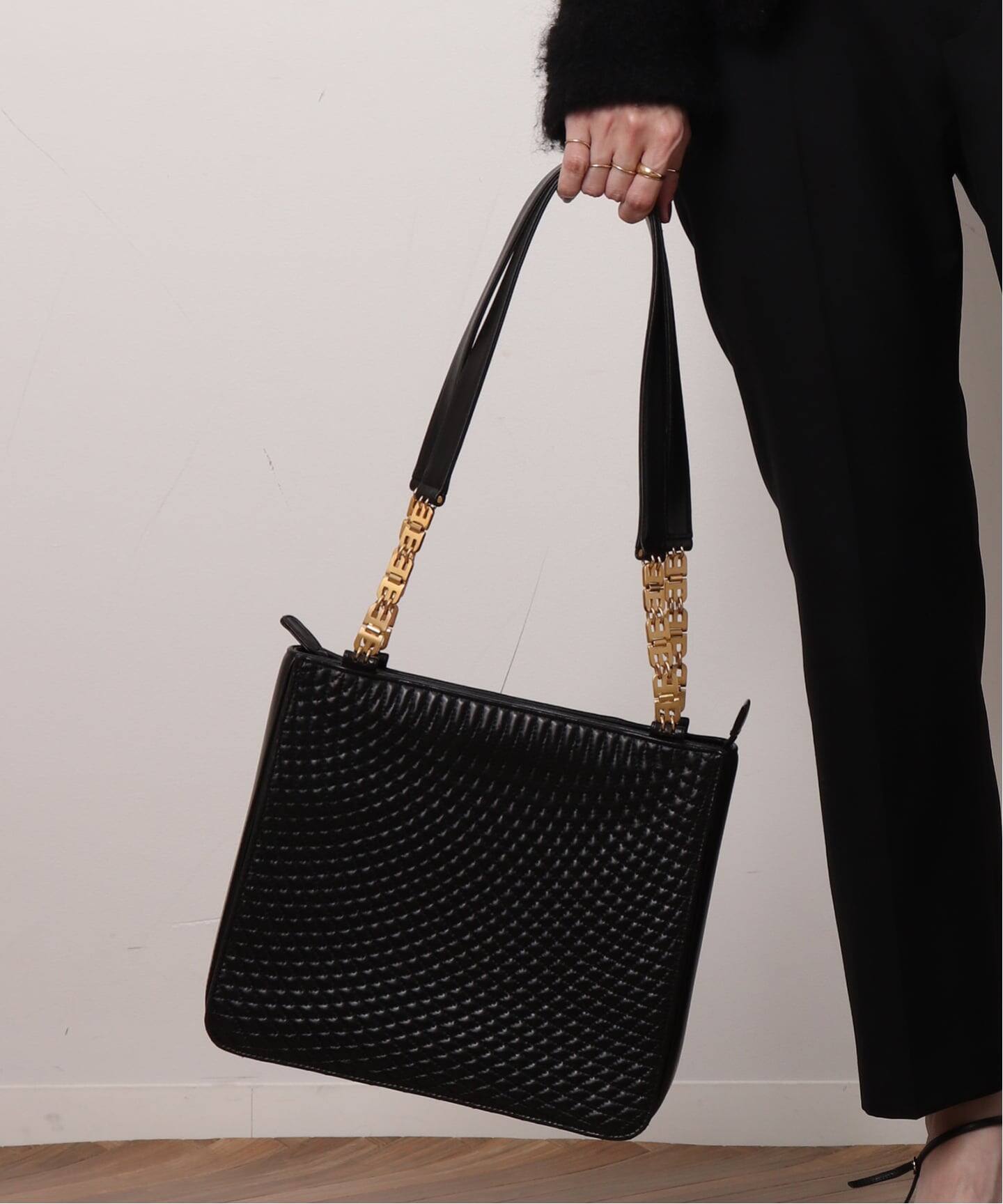 VINTAGE BALLY/バリー】チェーンショルダーバッグ（ショルダーバッグ 