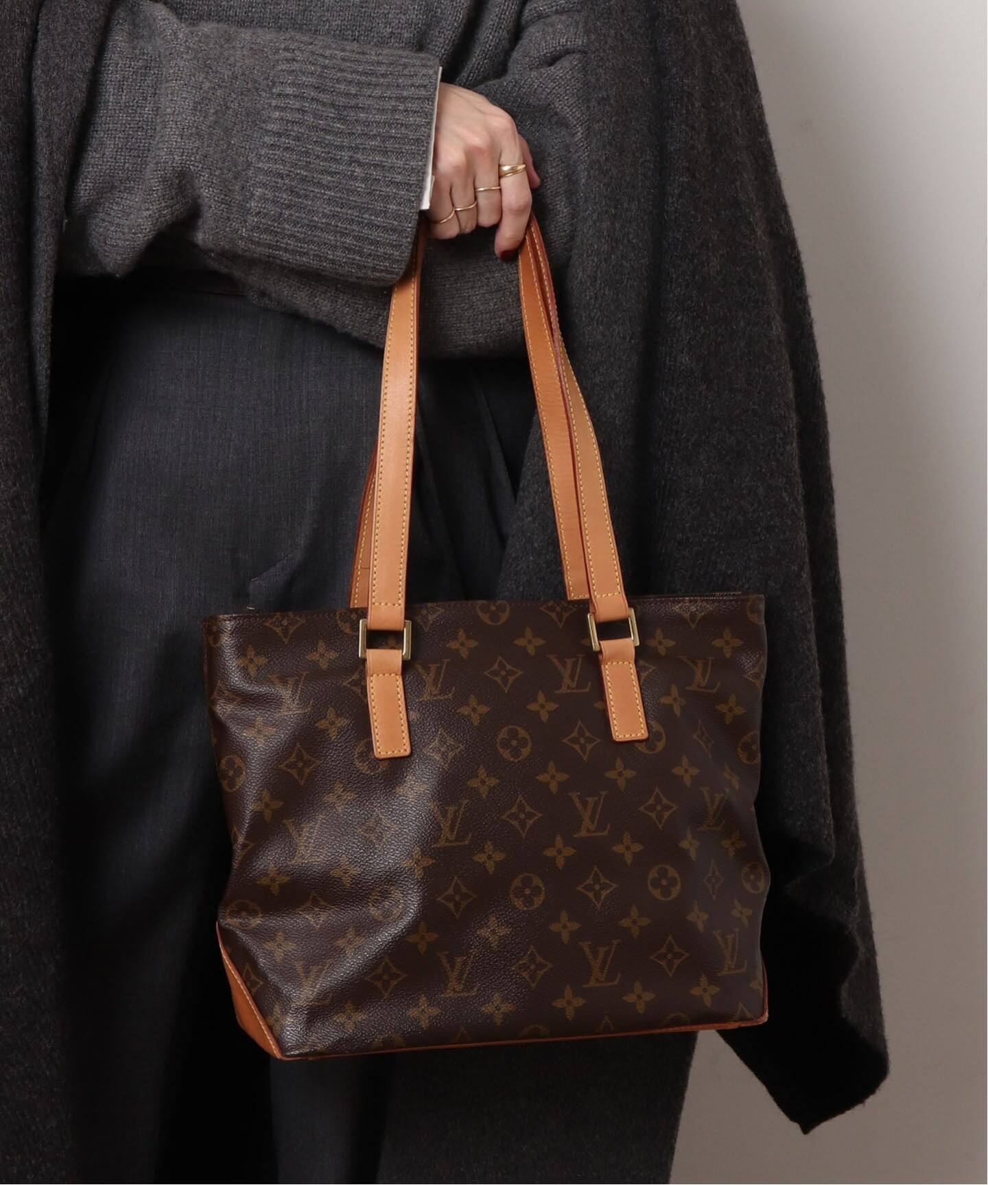 VINTAGE LOUIS VUITTON/ルイ ヴィトン】Cabas piano pm（ショルダー 