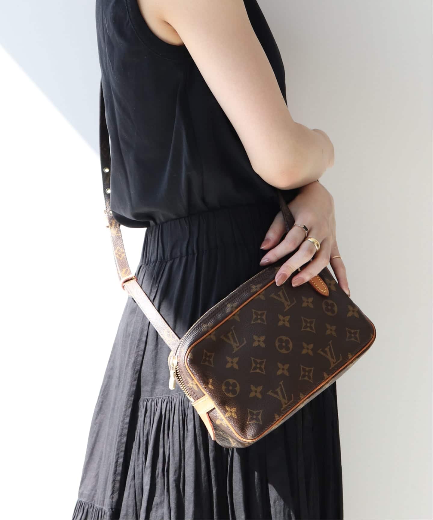 【VINTAGE LOUIS VUITTON/ルイ ヴィトン】Pochette marly bandoulie