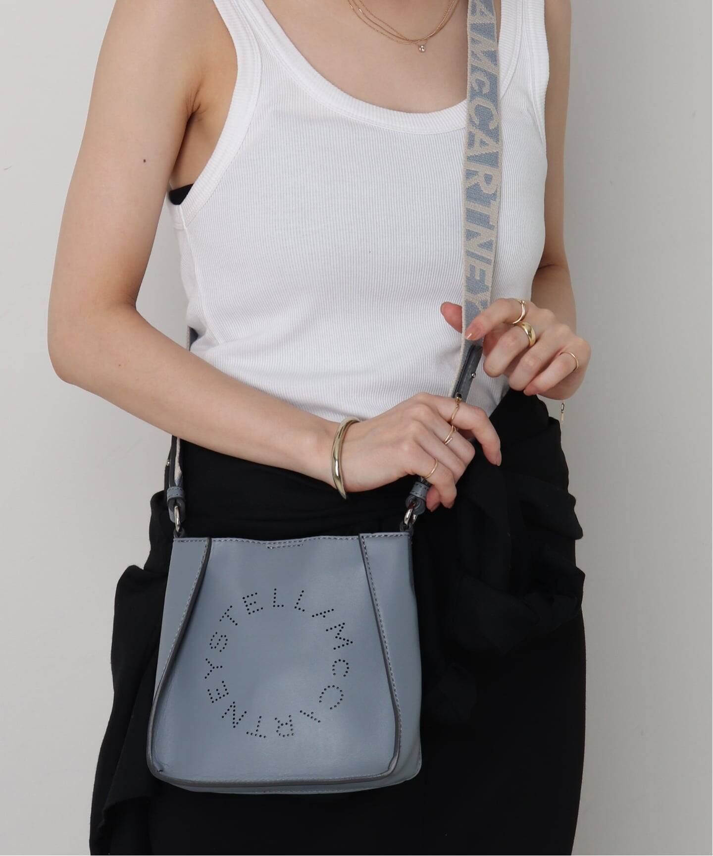 STELLA McCARTNEY/ステラ マッカートニー】Logo crossbody bag 
